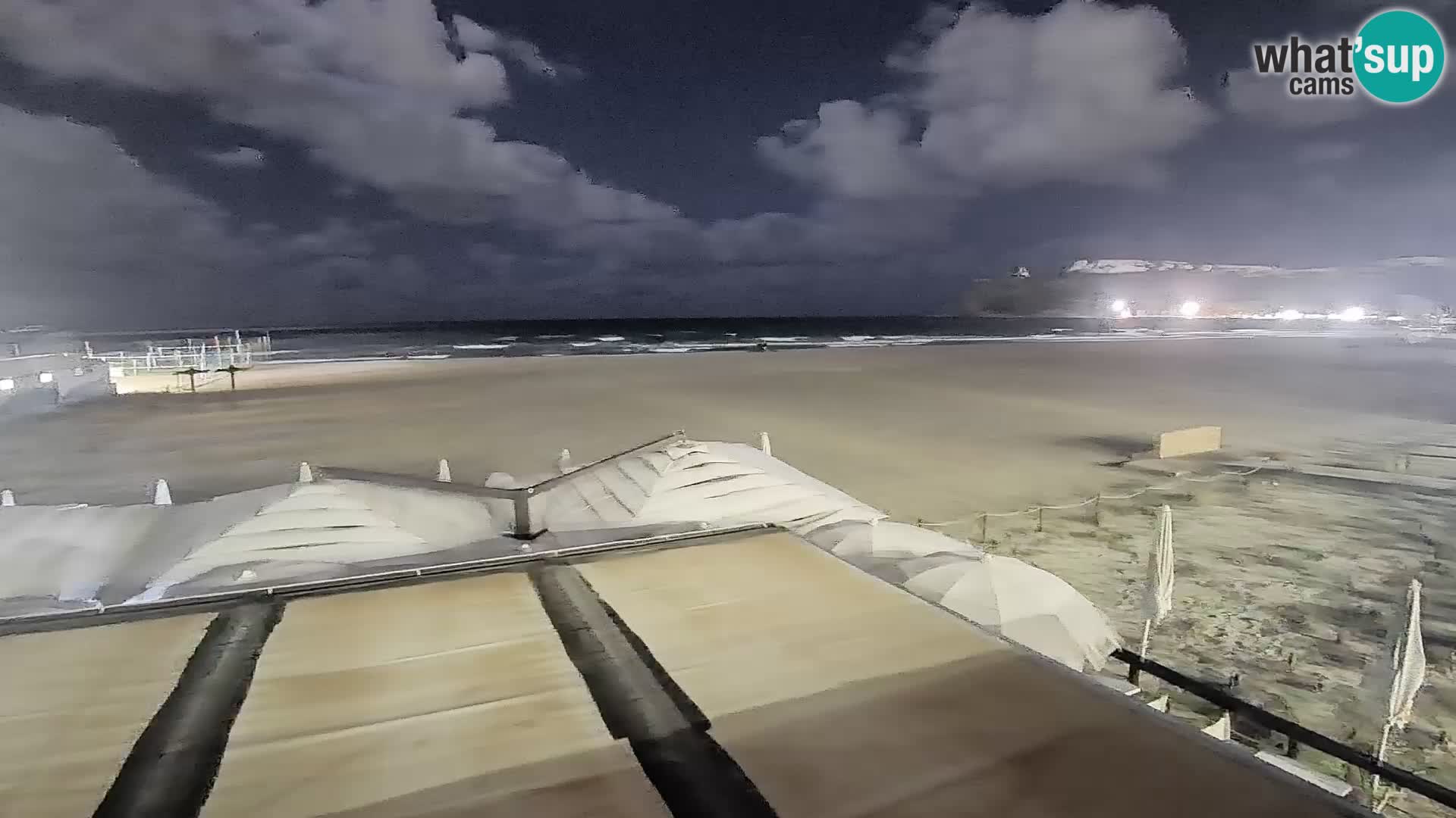 Poetto beach webcam | Cagliari | Sardinija