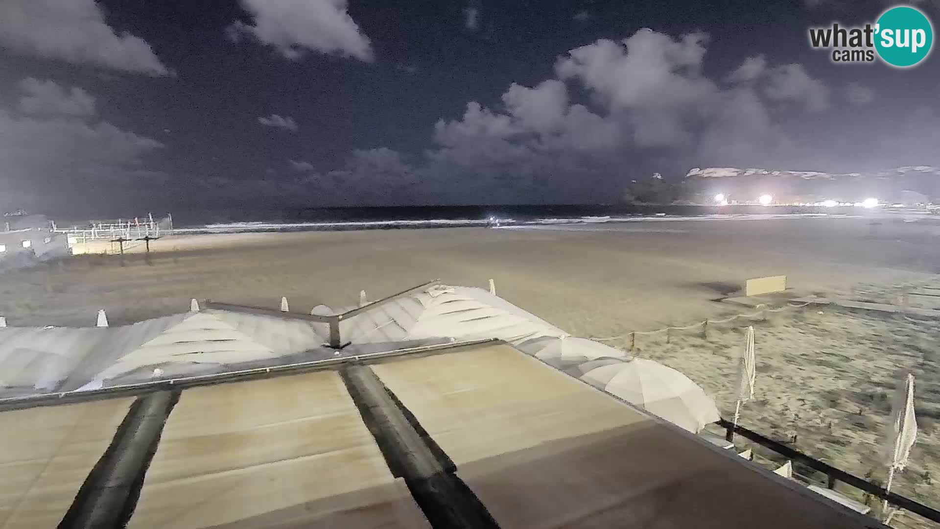 Poetto beach webcam | Cagliari | Sardinija