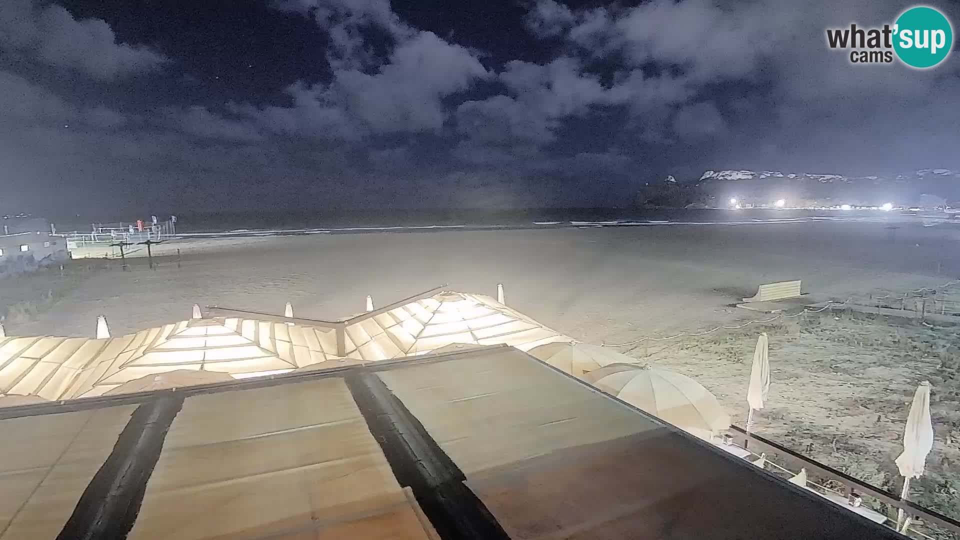 Poetto beach webcam | Cagliari | Sardinija