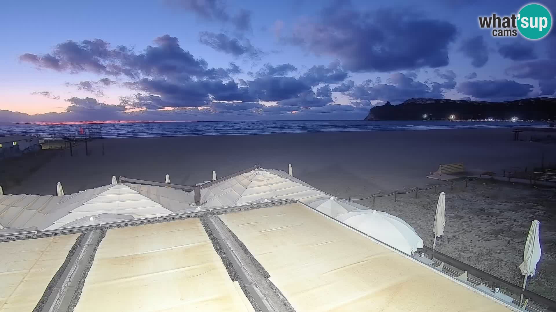 Webcam plage de Poetto | Cagliari | Sardaigne