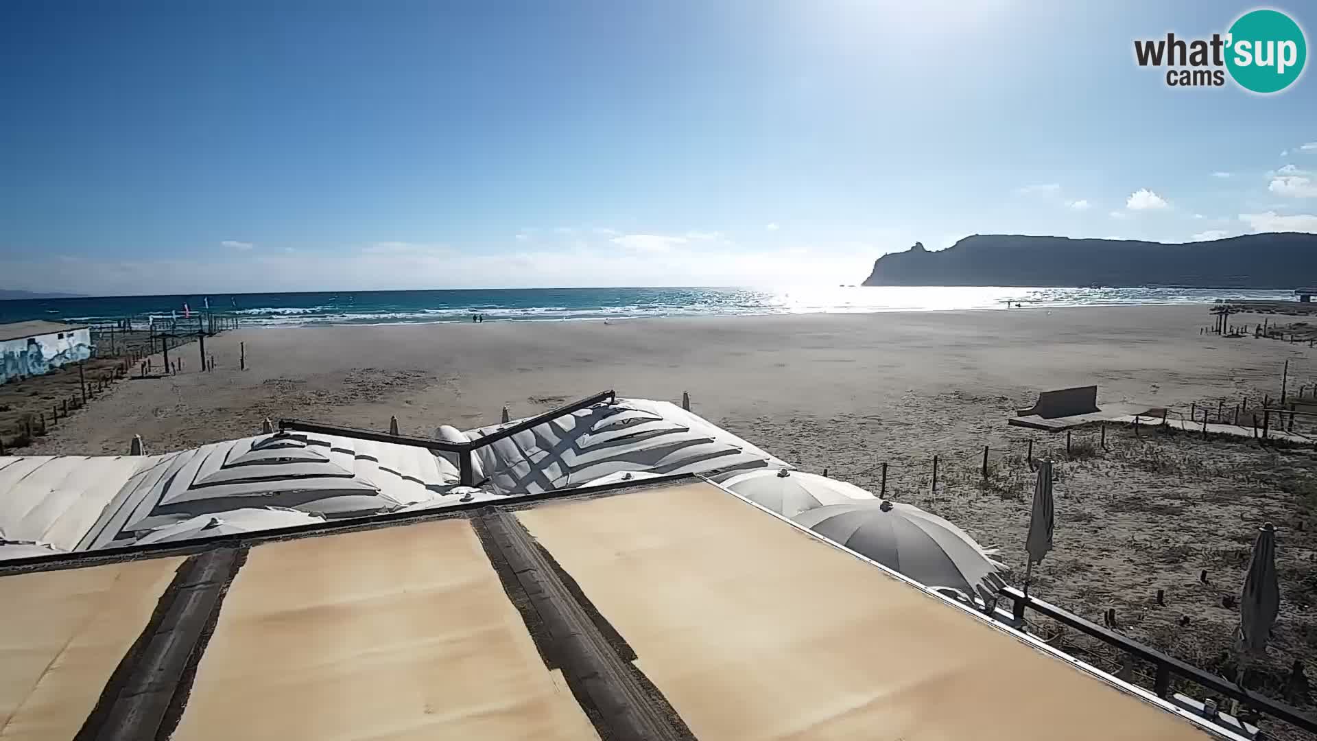Poetto beach webcam | Cagliari | Sardinija