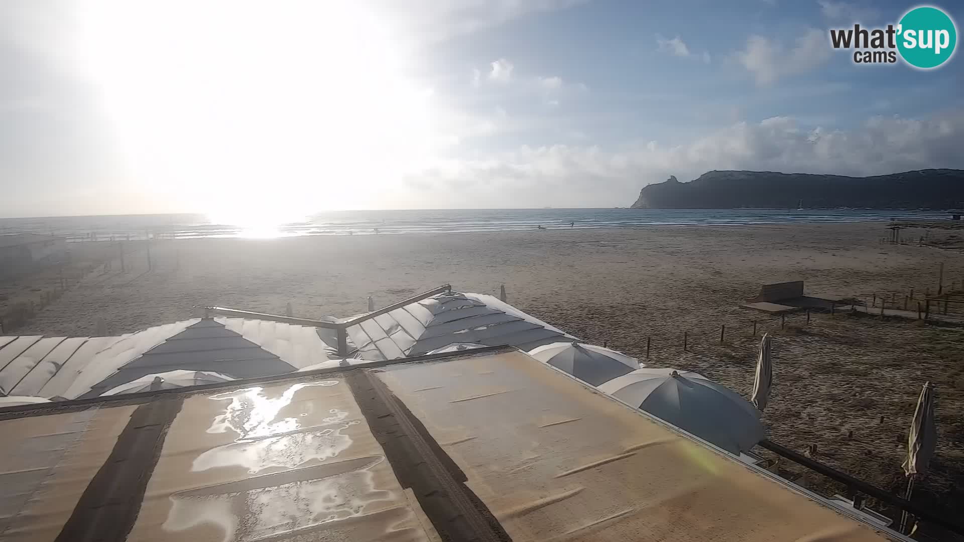 Poetto beach webcam | Cagliari | Sardinija
