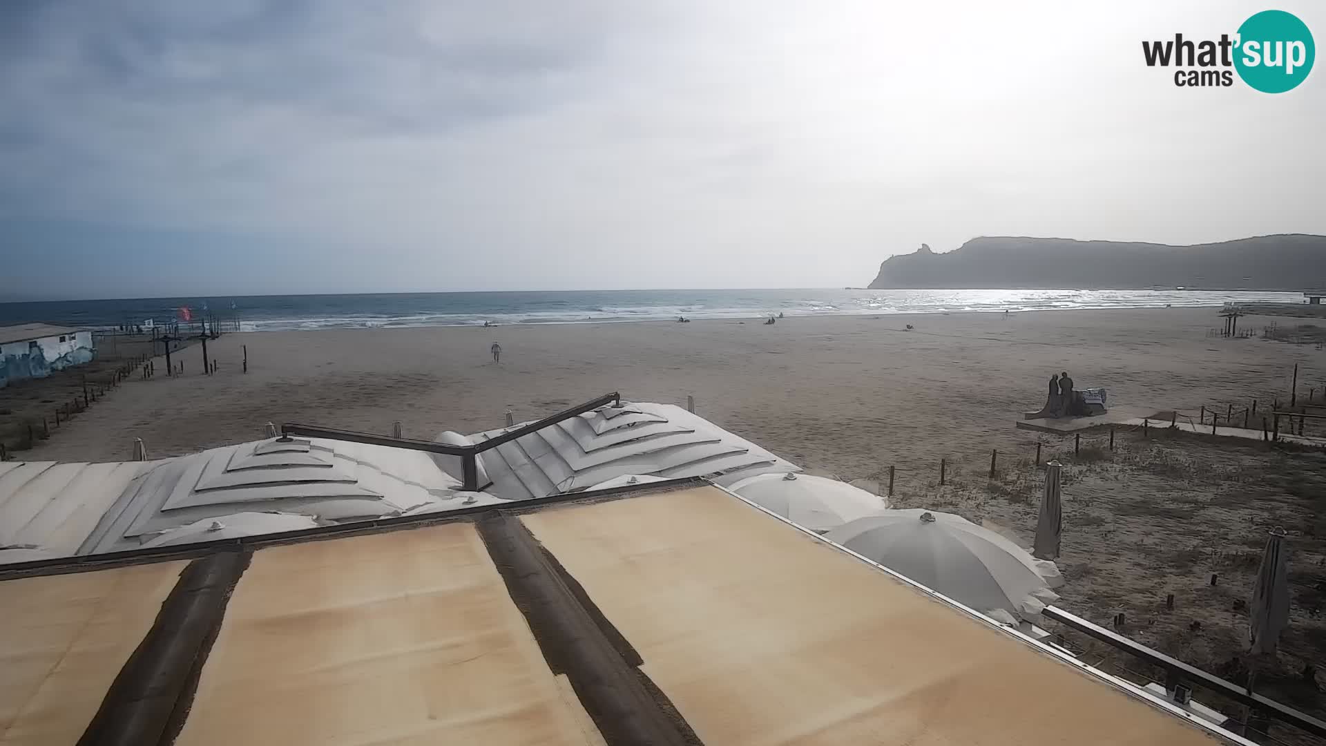 Poetto beach webcam | Cagliari | Sardinija