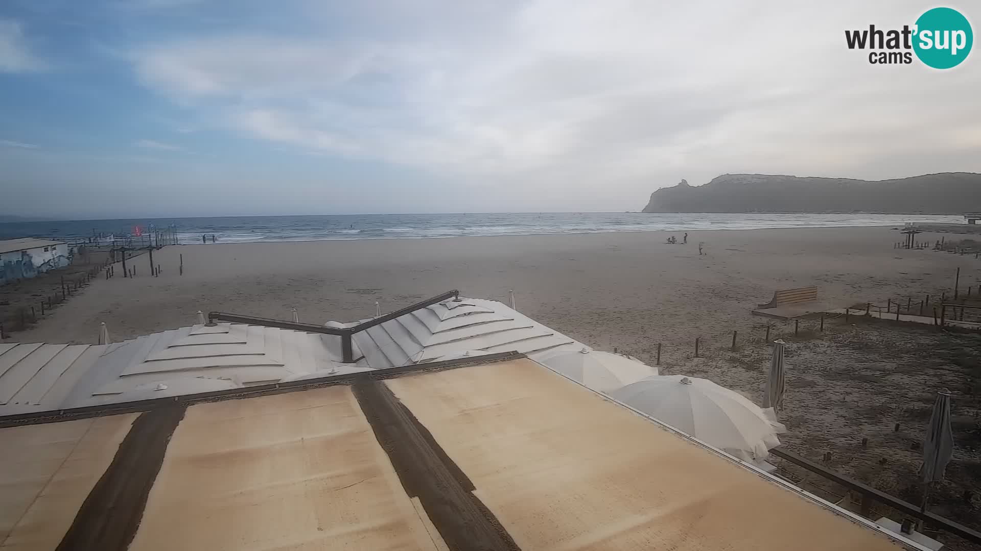 Poetto beach webcam | Cagliari | Sardinija