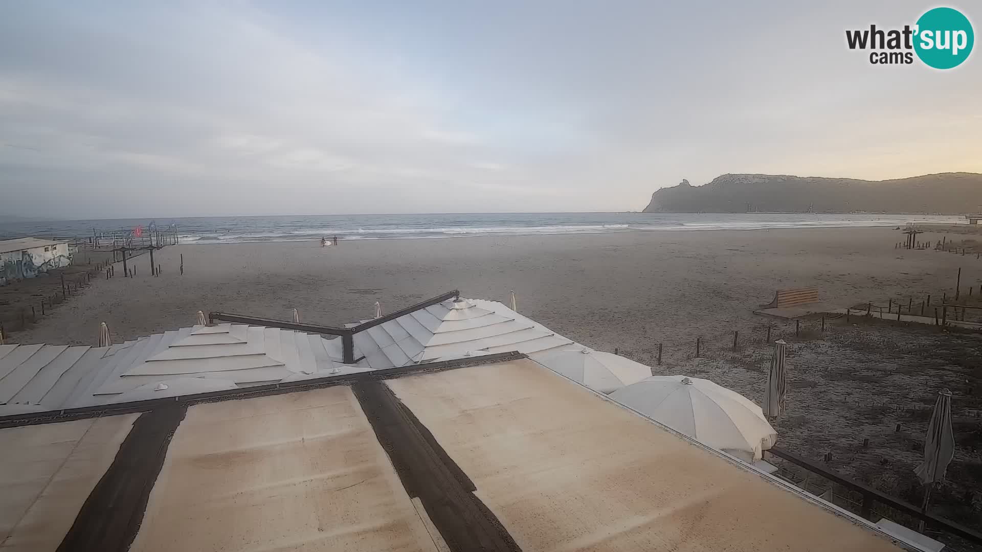 Poetto beach webcam | Cagliari | Sardinija