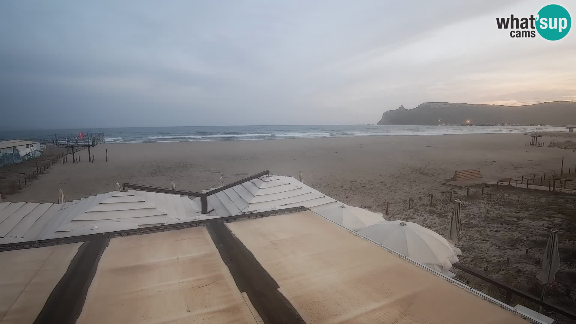 Poetto beach webcam | Cagliari | Sardinija