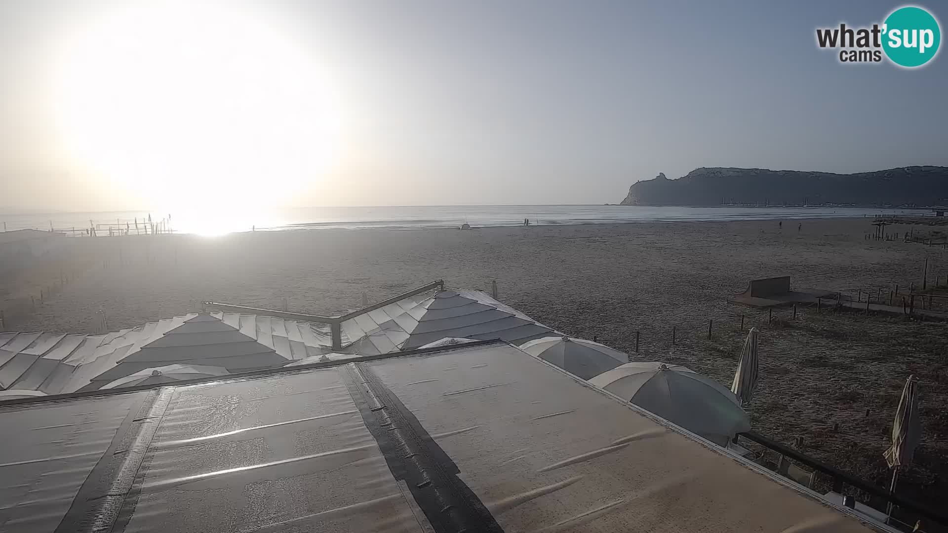 Poetto beach webcam | Cagliari | Sardinija