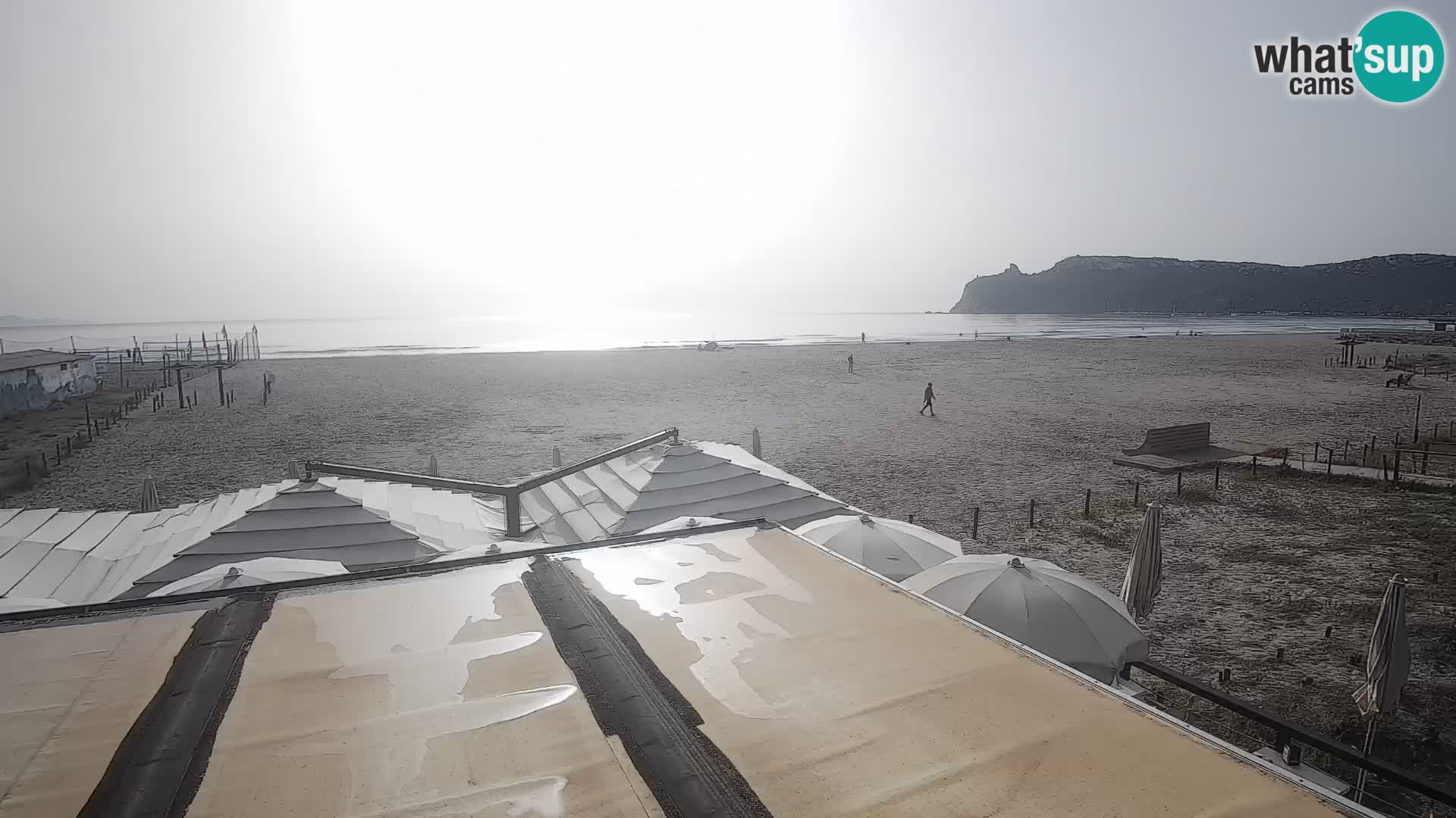 Poetto beach webcam | Cagliari | Sardinija