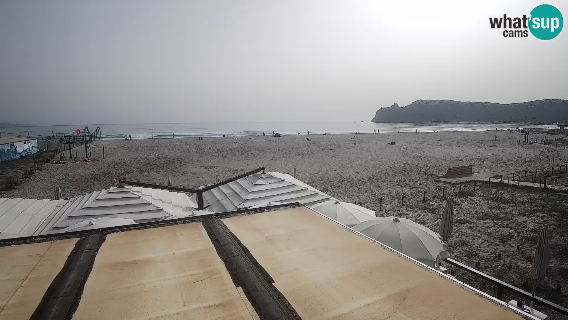 Poetto beach webcam | Cagliari | Sardinija