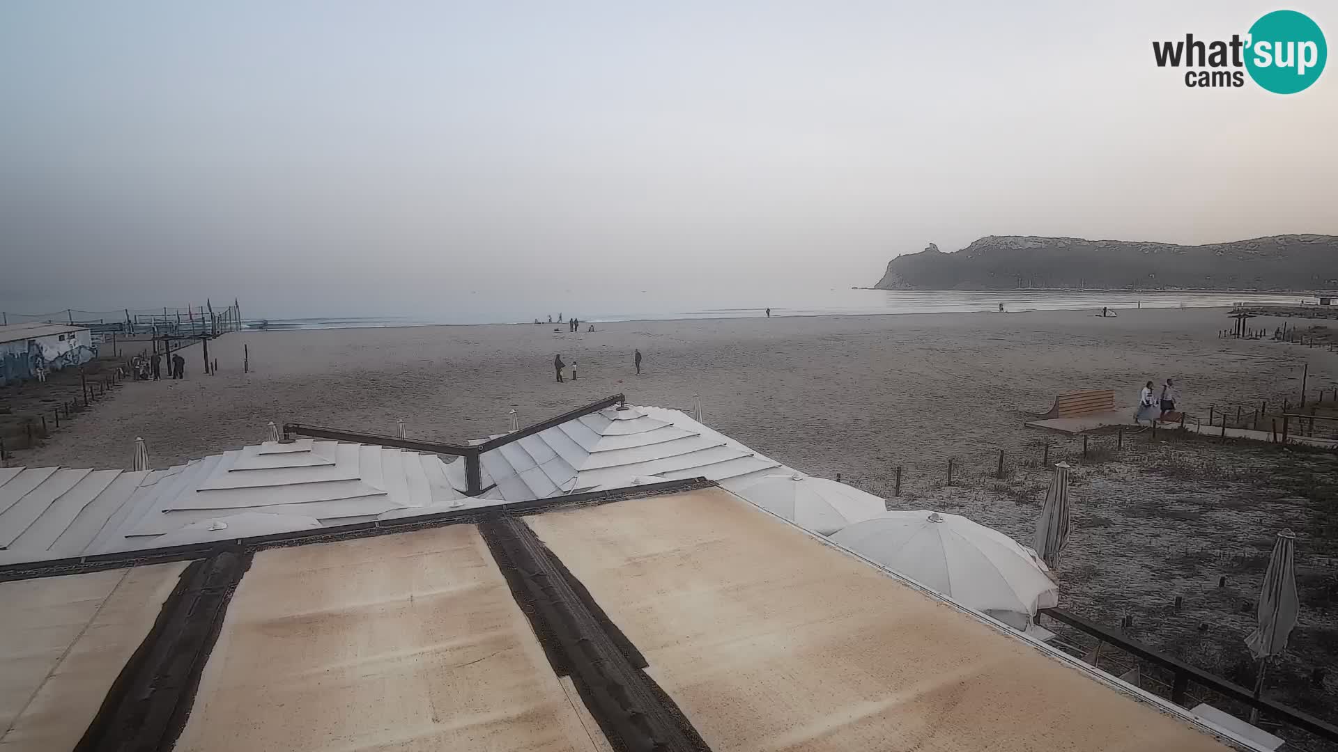 Poetto beach webcam | Cagliari | Sardinija