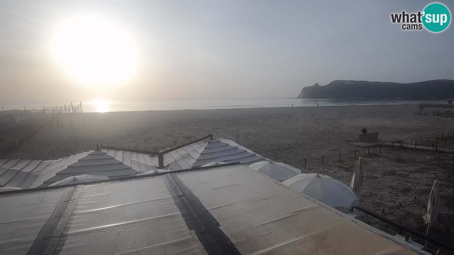 Poetto beach webcam | Cagliari | Sardinia