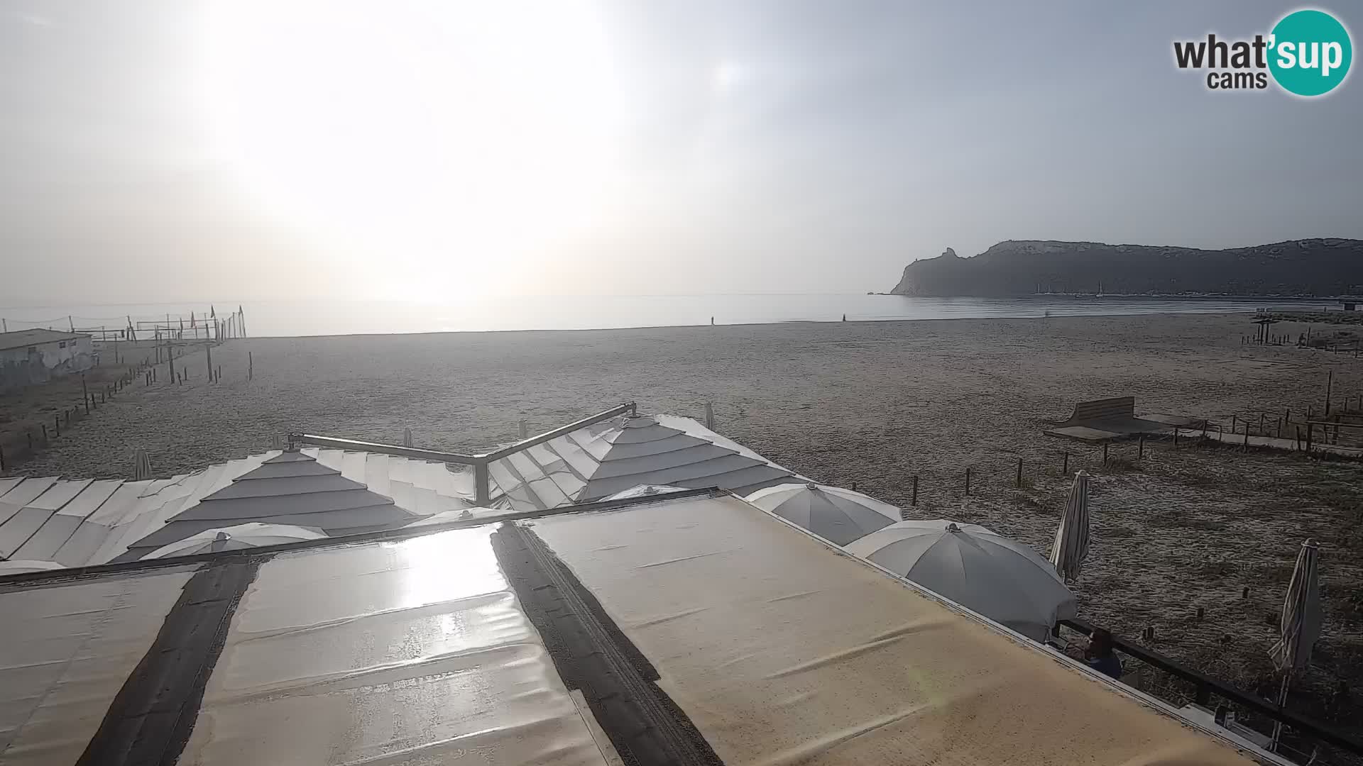 Poetto beach webcam | Cagliari | Sardinija