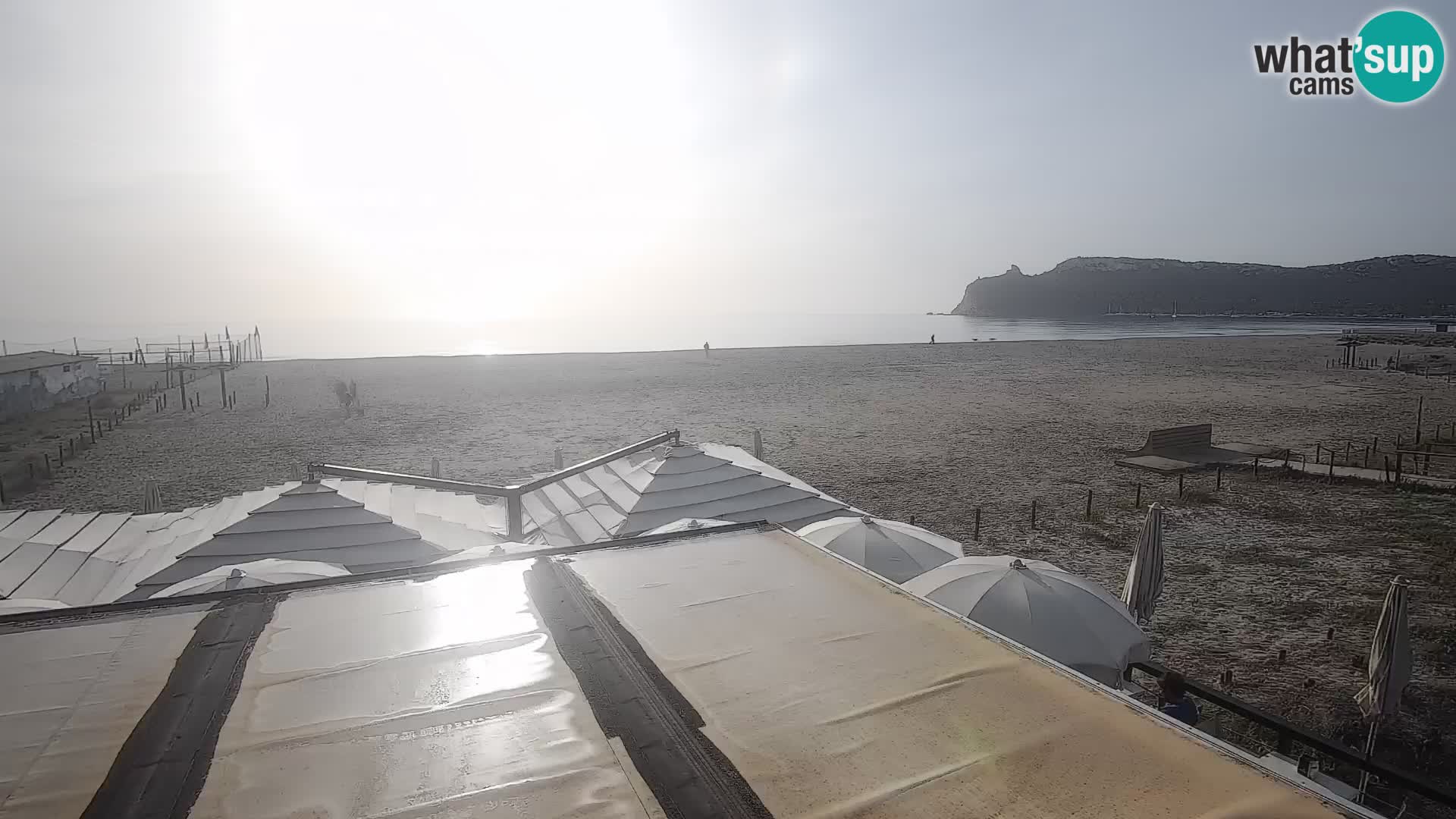 Webcam plage de Poetto | Cagliari | Sardaigne