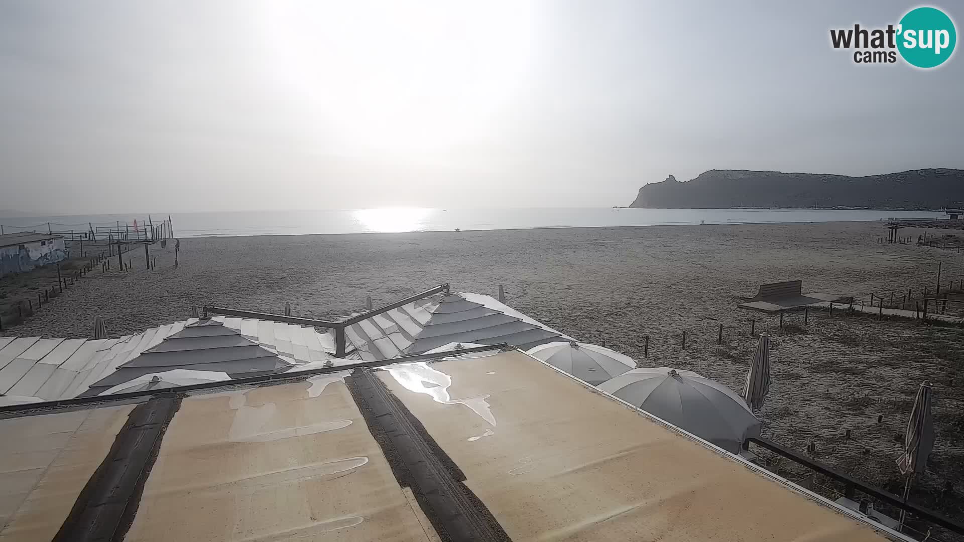 Poetto beach webcam | Cagliari | Sardinija