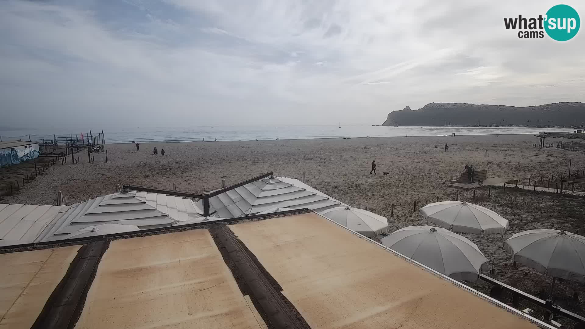 Poetto beach webcam | Cagliari | Sardinija