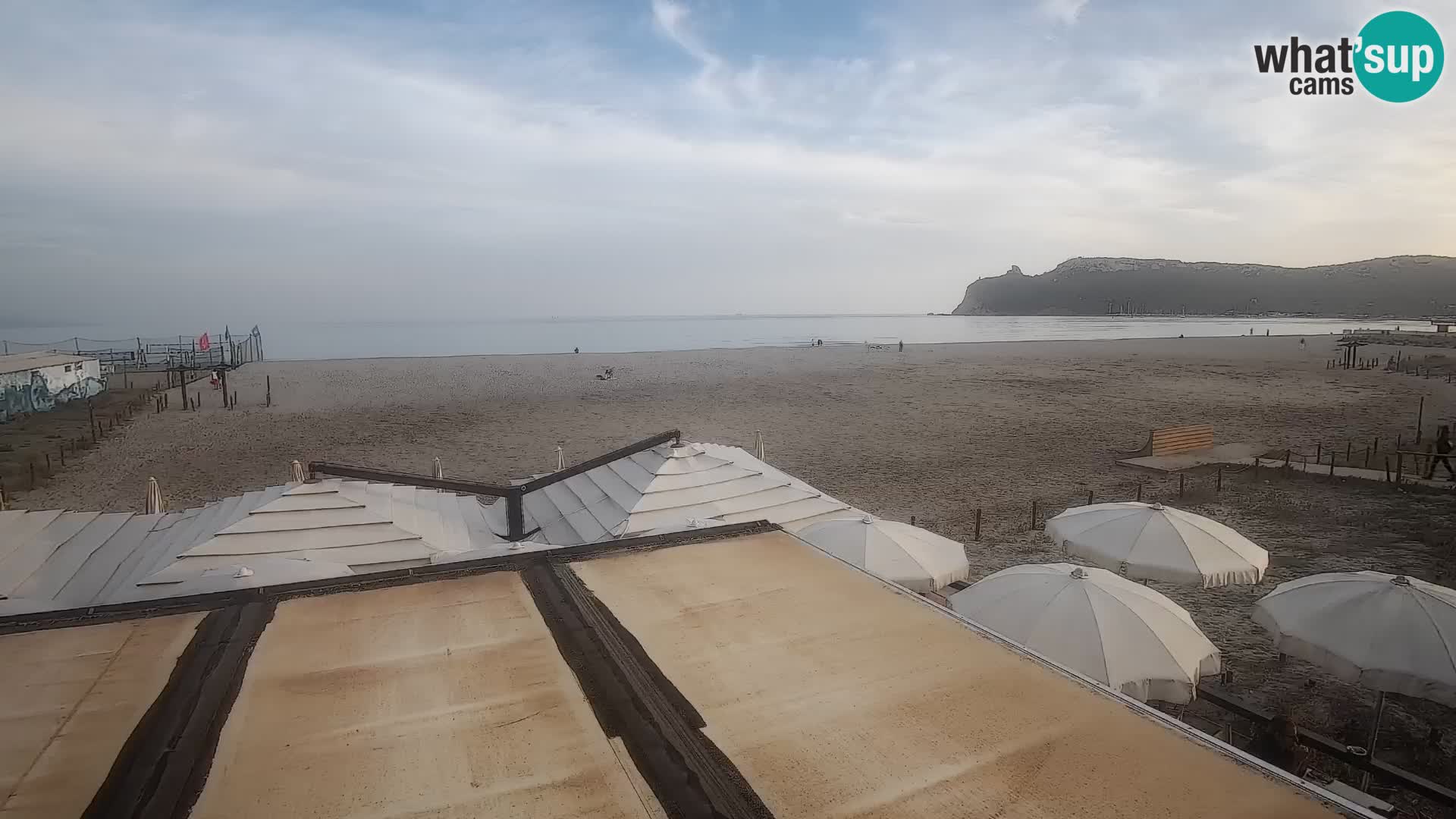 Poetto beach webcam | Cagliari | Sardinija