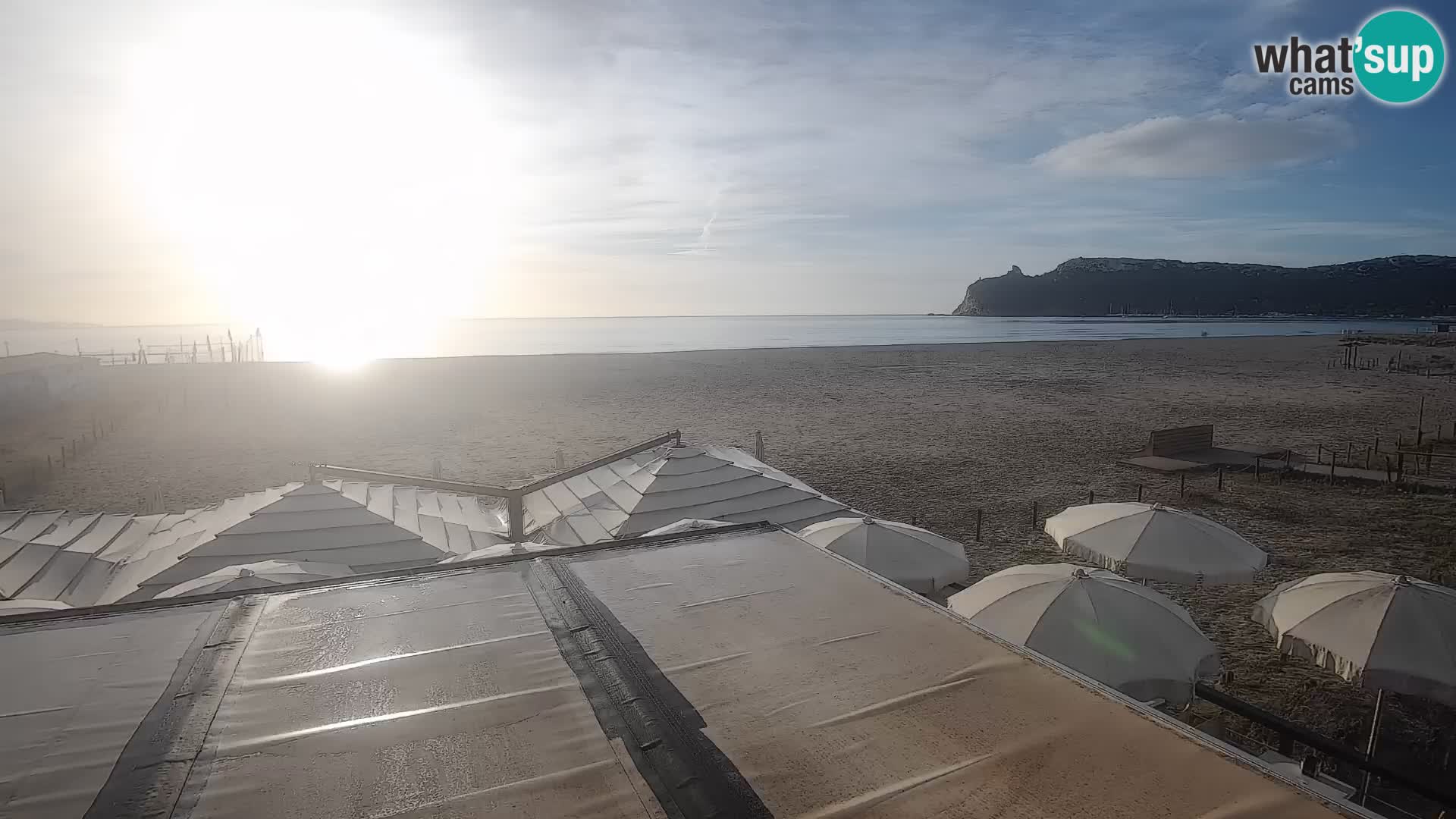 Poetto beach webcam | Cagliari | Sardinia