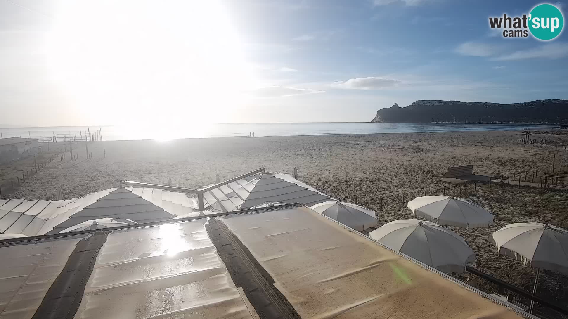 Poetto beach webcam | Cagliari | Sardinia