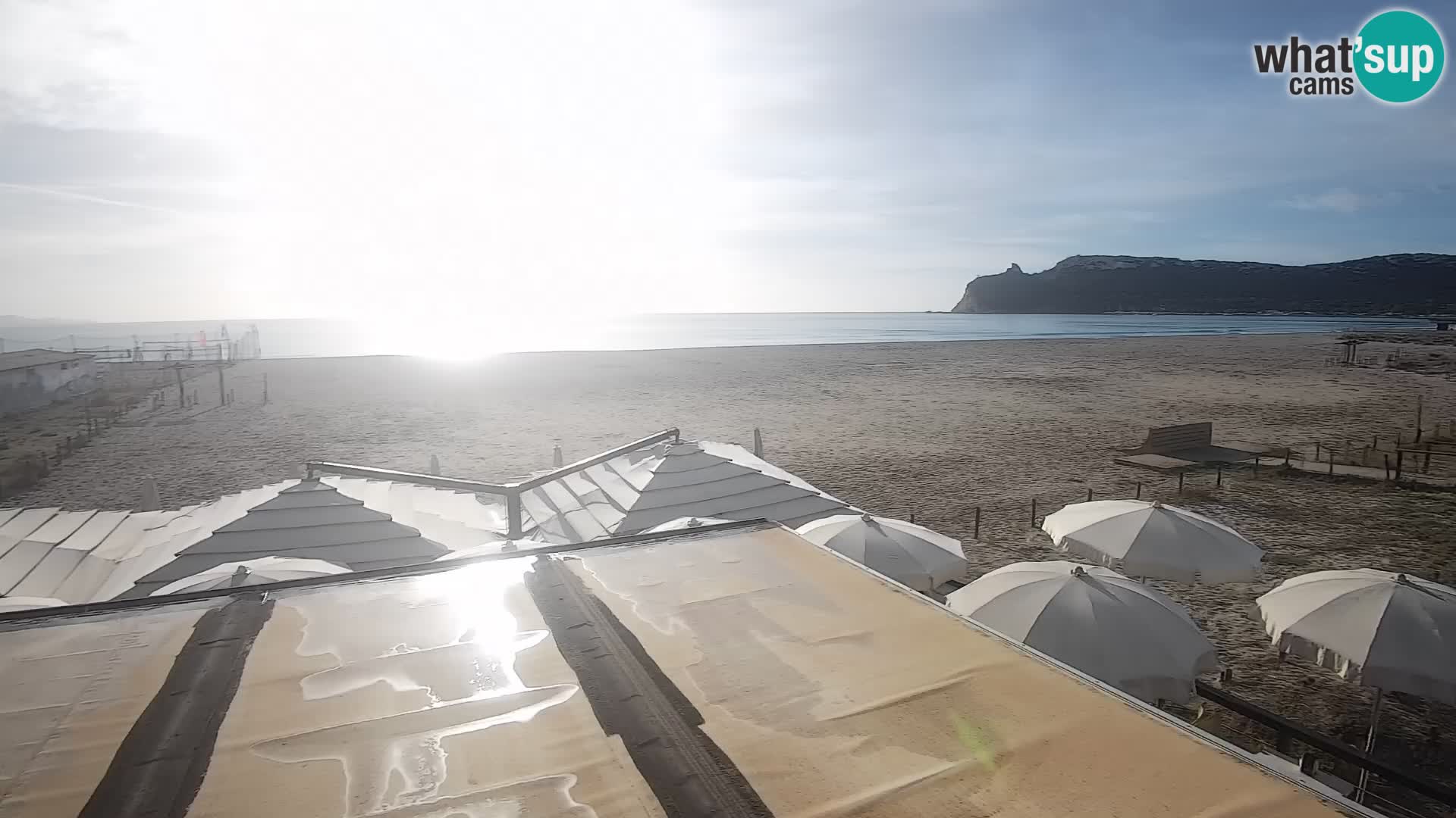 Poetto beach webcam | Cagliari | Sardinija