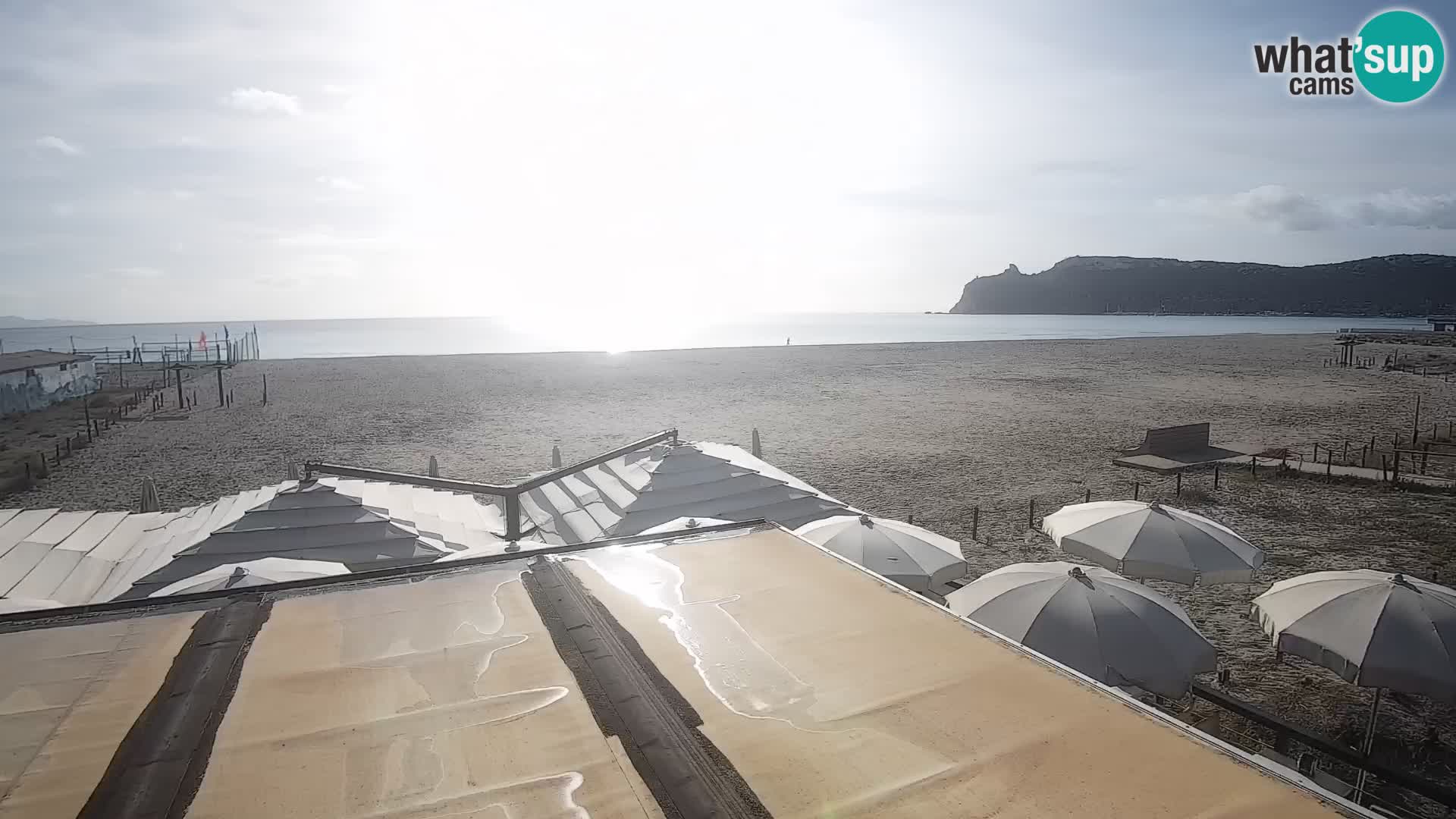 Poetto beach webcam | Cagliari | Sardinia