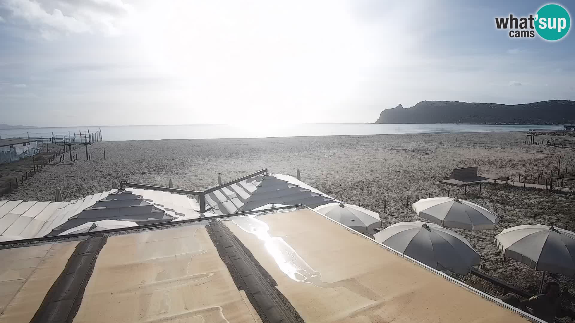 Webcam plage de Poetto | Cagliari | Sardaigne