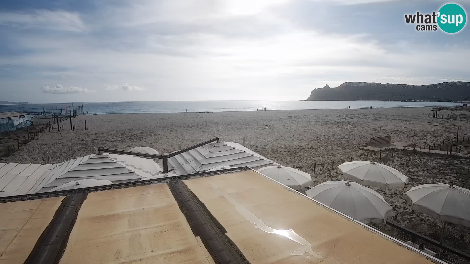 Poetto beach webcam | Cagliari | Sardinija