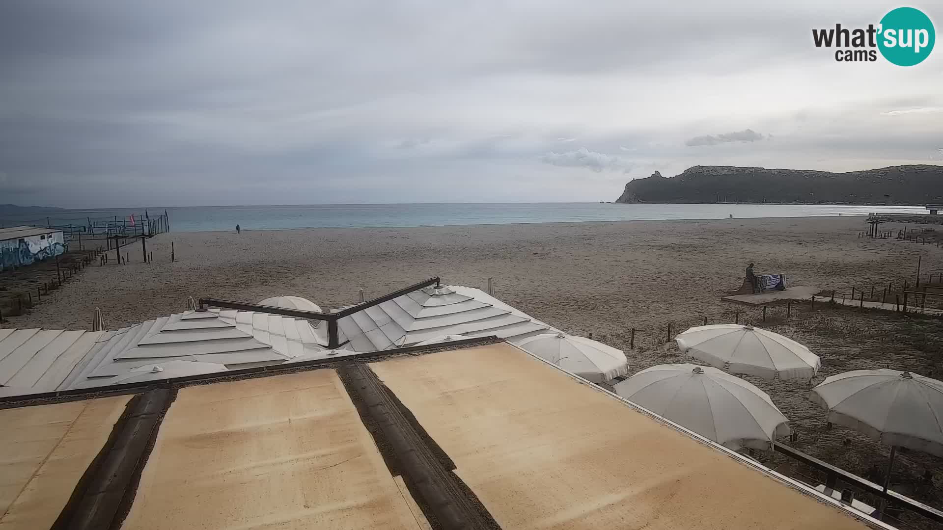 Poetto beach webcam | Cagliari | Sardinija