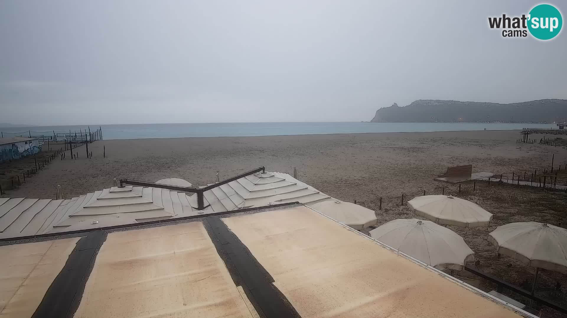 Poetto beach webcam | Cagliari | Sardinija