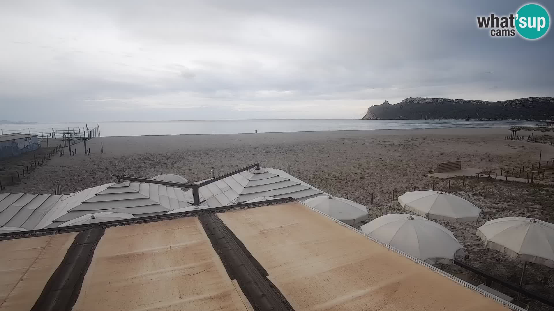 Poetto beach webcam | Cagliari | Sardinija