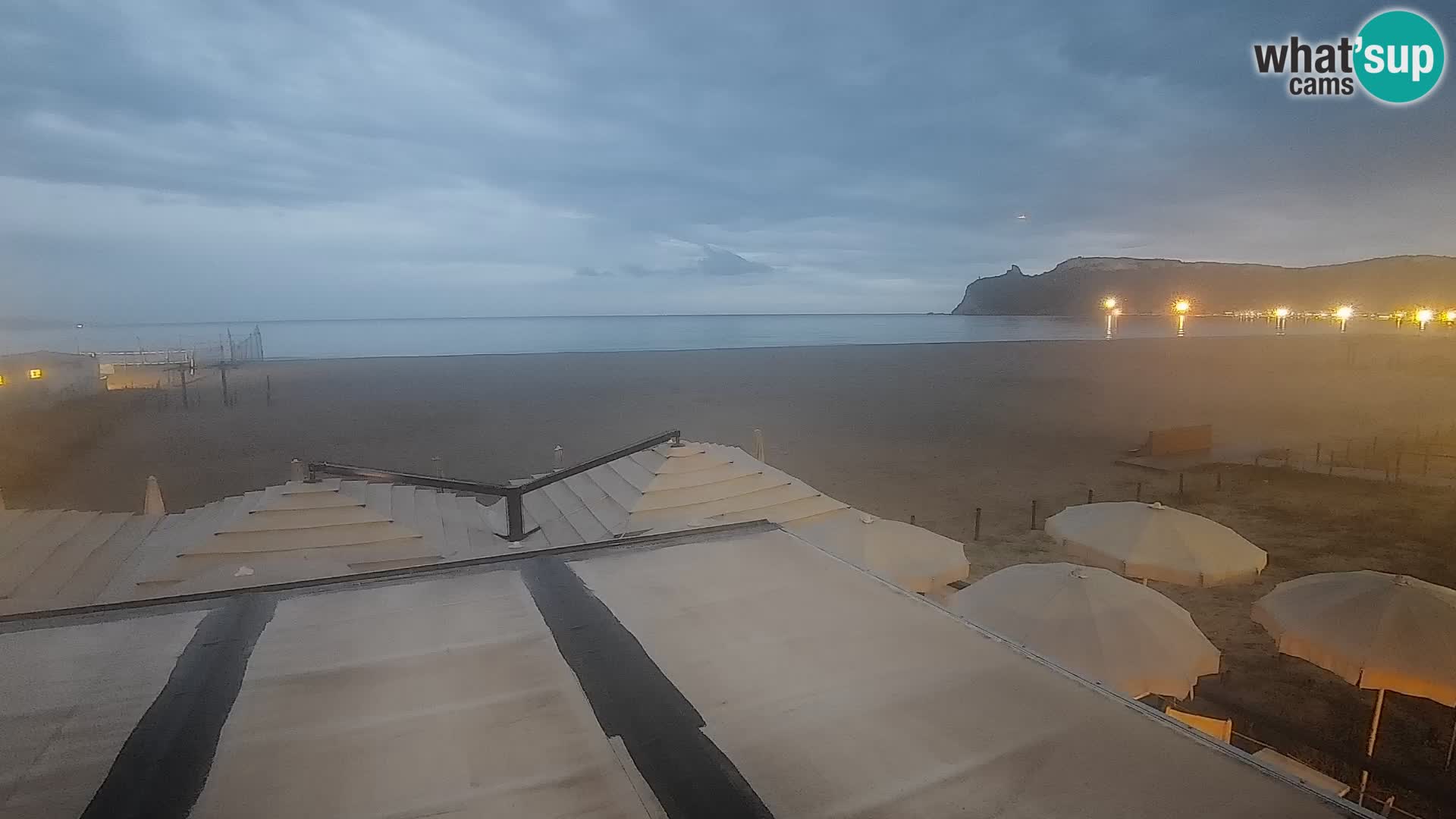 Poetto beach webcam | Cagliari | Sardinija