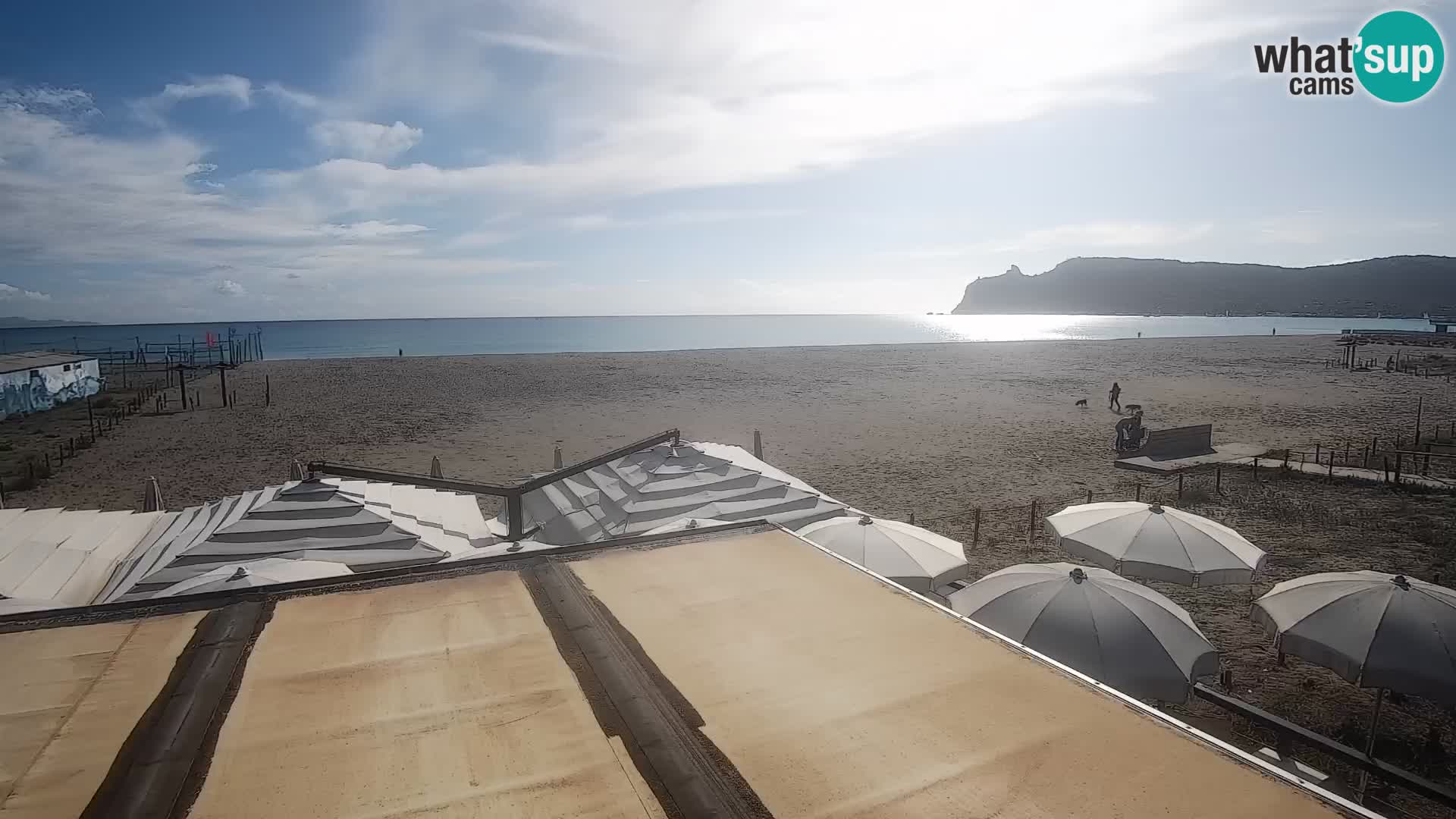 Poetto beach webcam | Cagliari | Sardinia