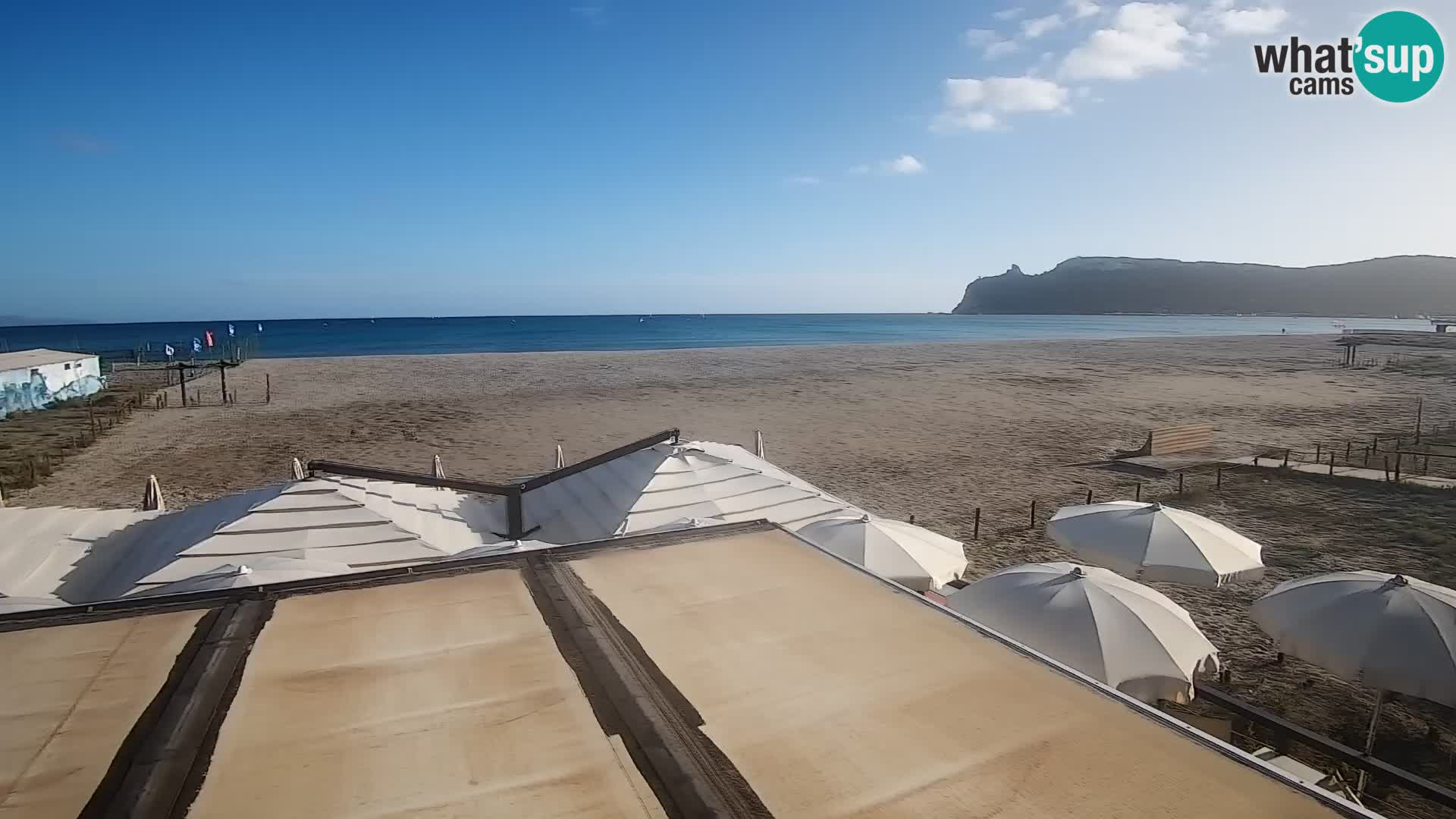 Poetto beach webcam | Cagliari | Sardinija