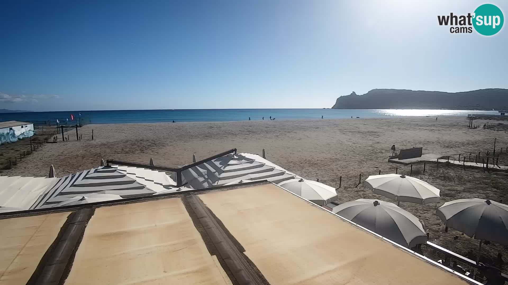 Poetto beach webcam | Cagliari | Sardinija