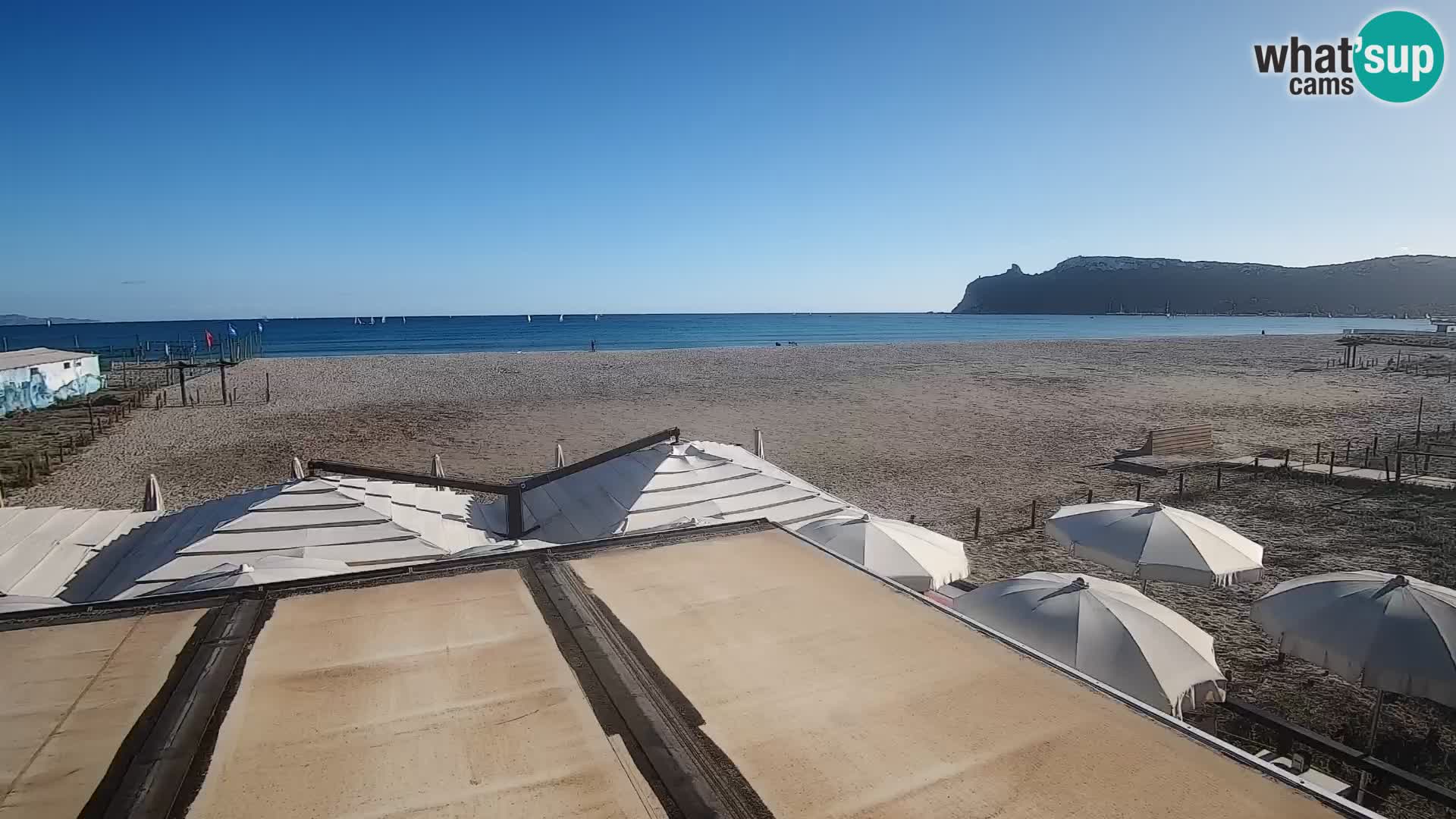 Webcam plage de Poetto | Cagliari | Sardaigne