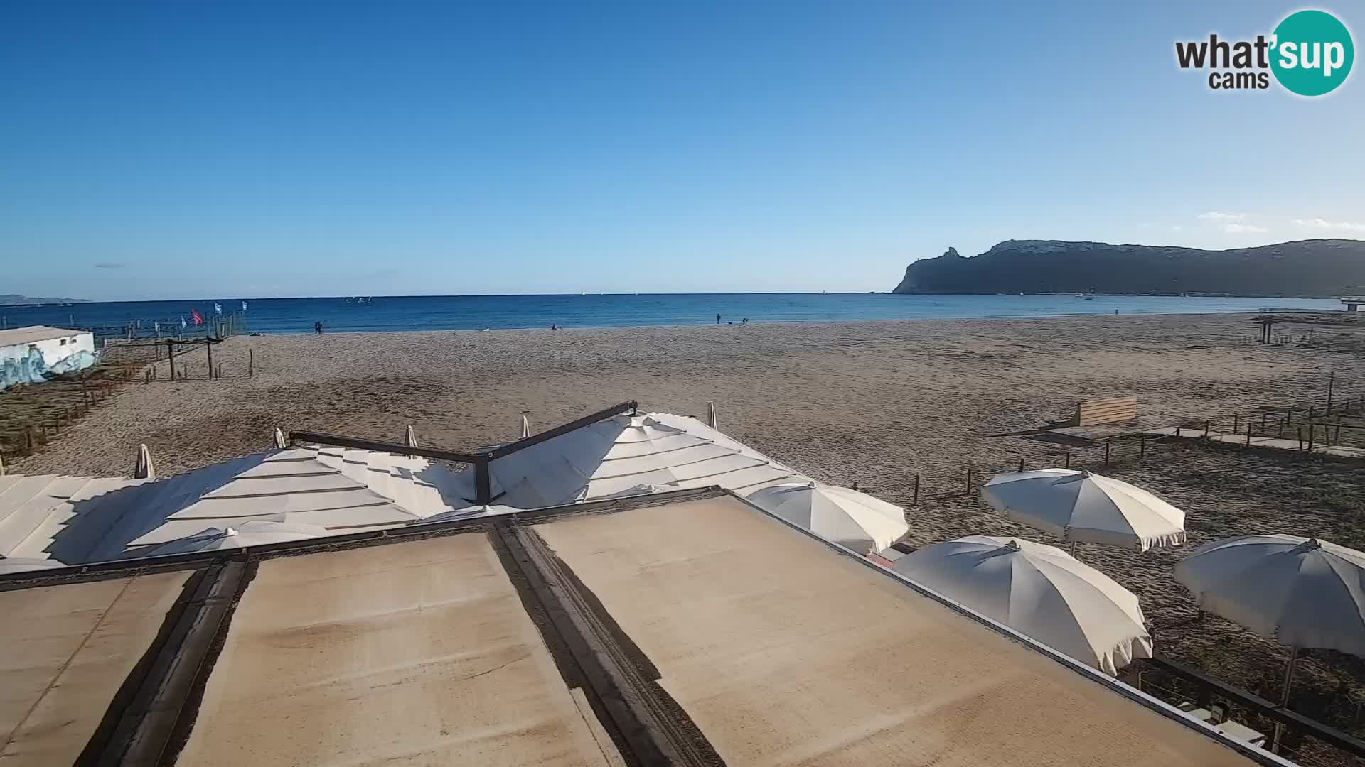 Poetto beach webcam | Cagliari | Sardinija