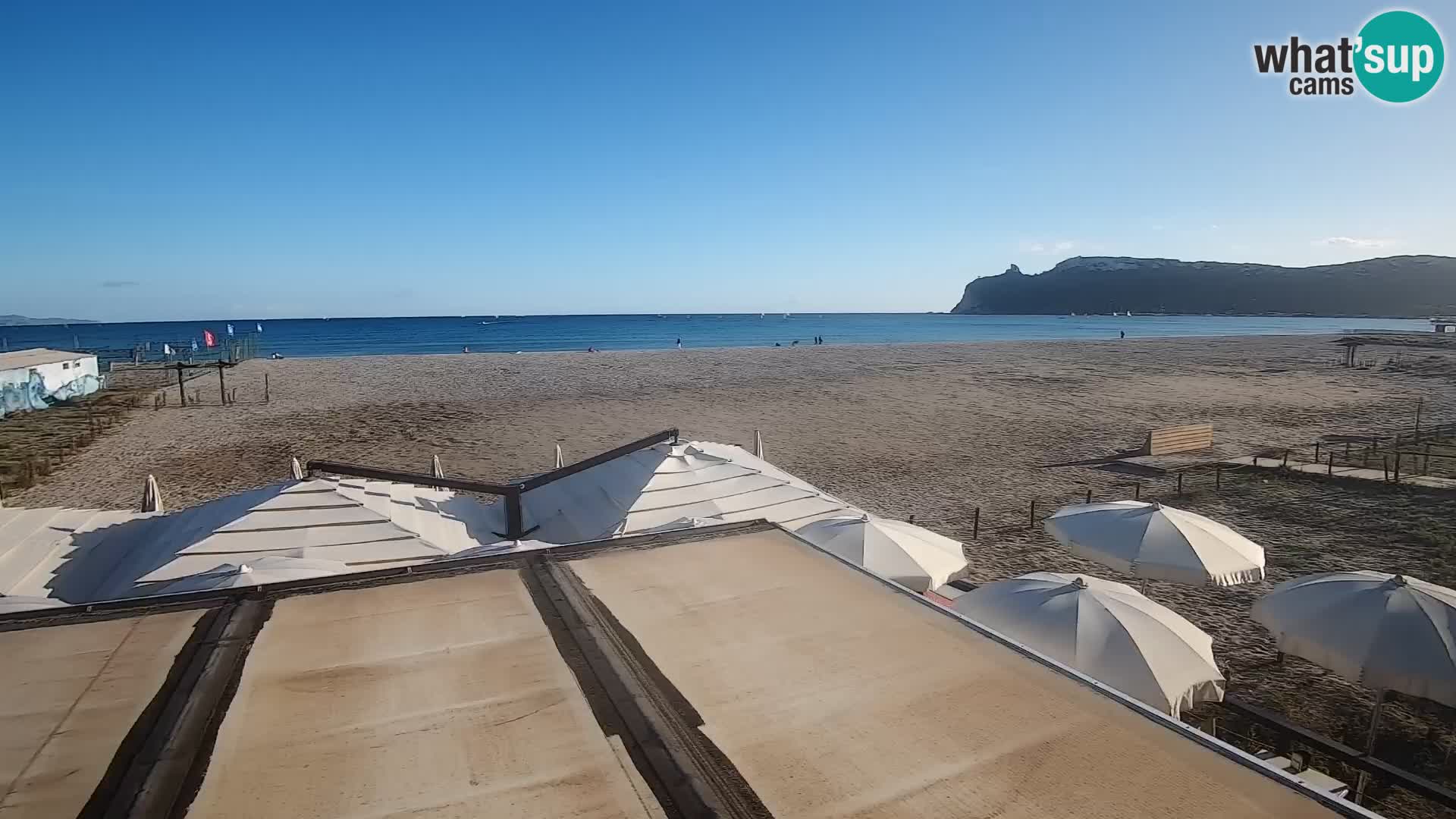 Poetto beach webcam | Cagliari | Sardinija