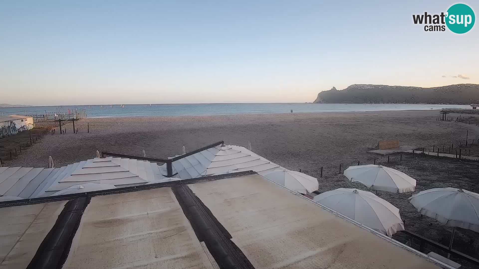 Webcam spiaggia del Poetto | Cagliari | Sardegna