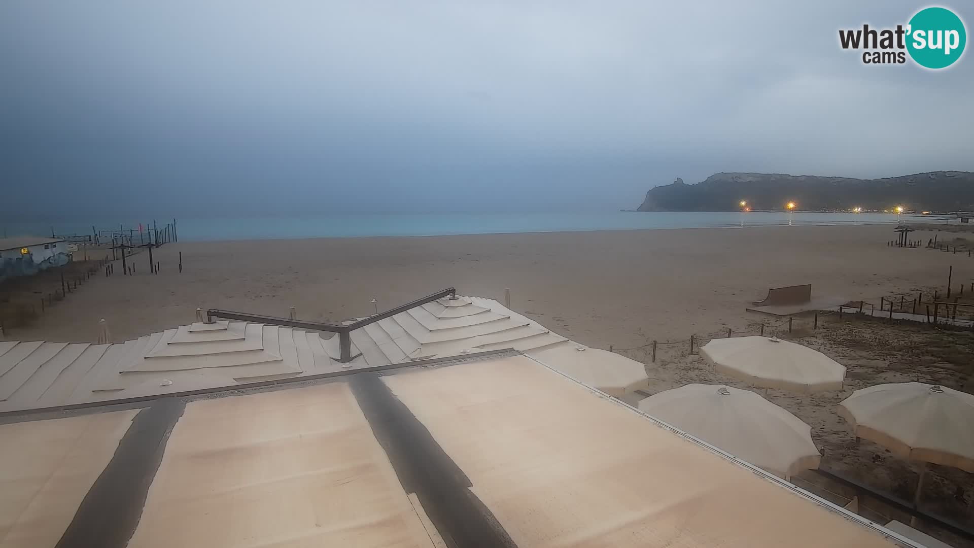 Poetto beach webcam | Cagliari | Sardinija