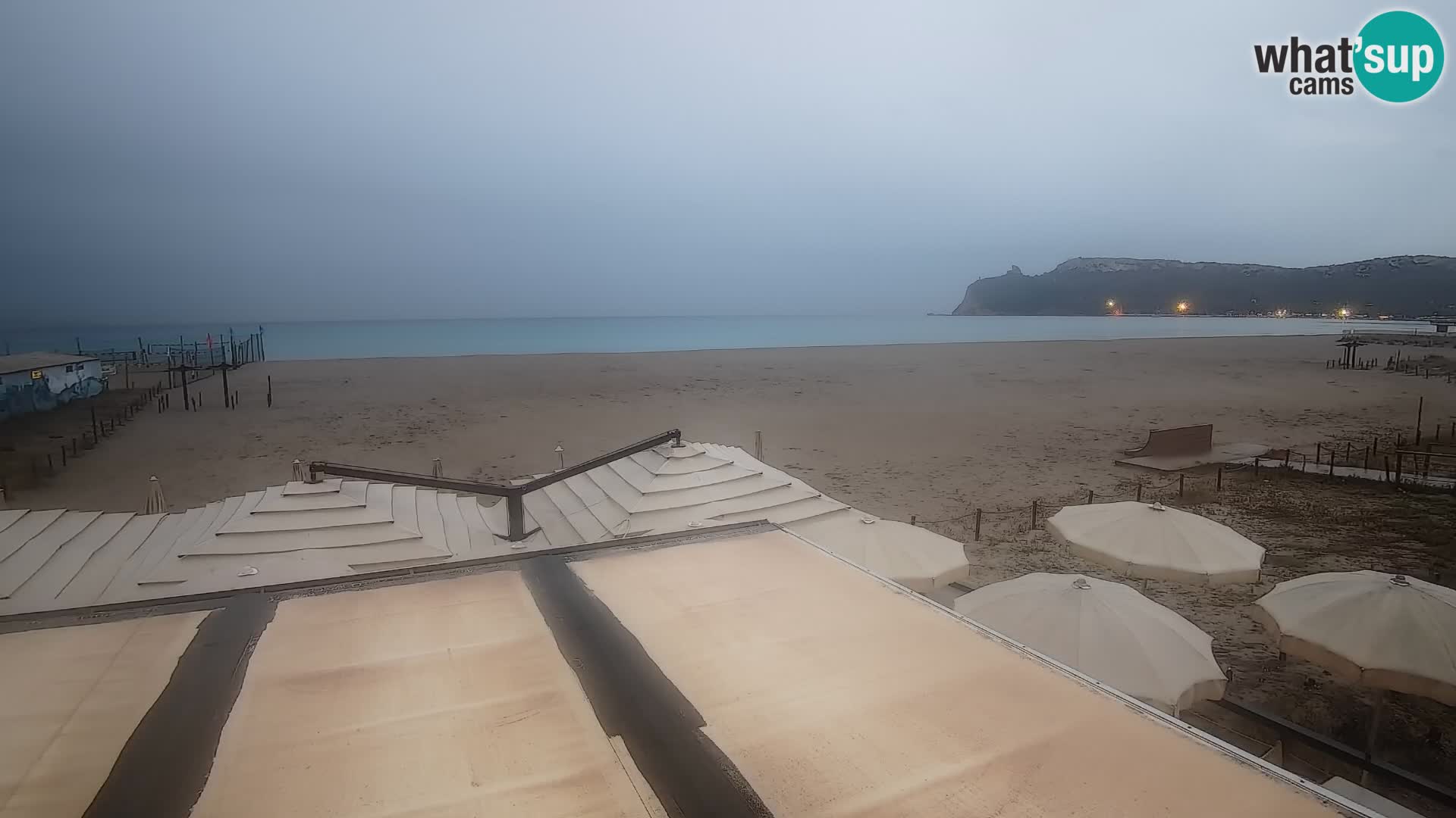 Poetto beach webcam | Cagliari | Sardinija