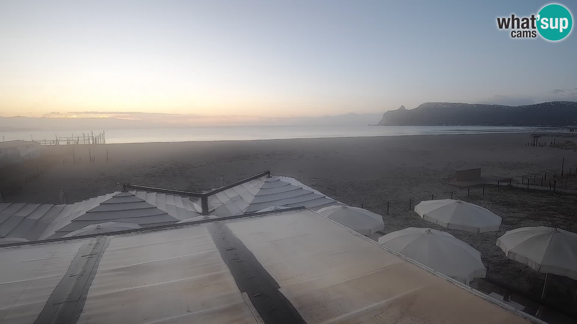 Poetto beach webcam | Cagliari | Sardinija