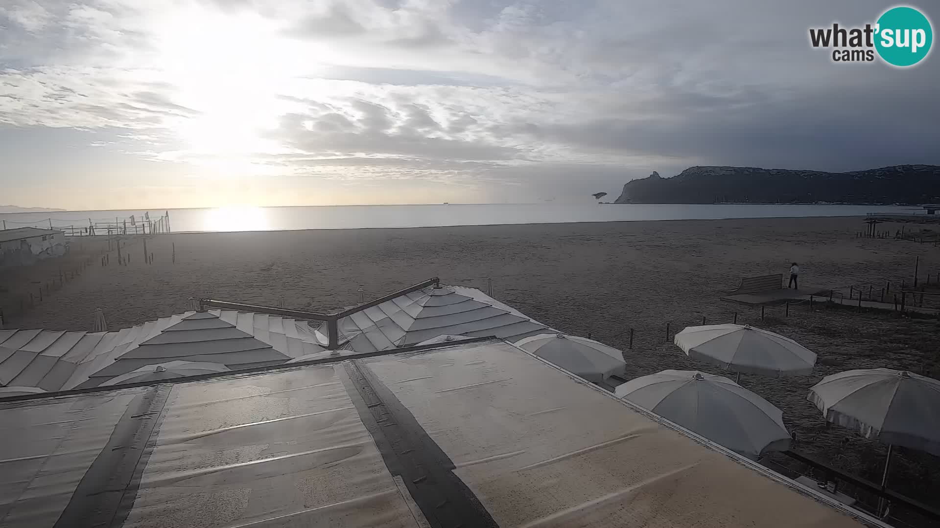 Webcam plage de Poetto | Cagliari | Sardaigne
