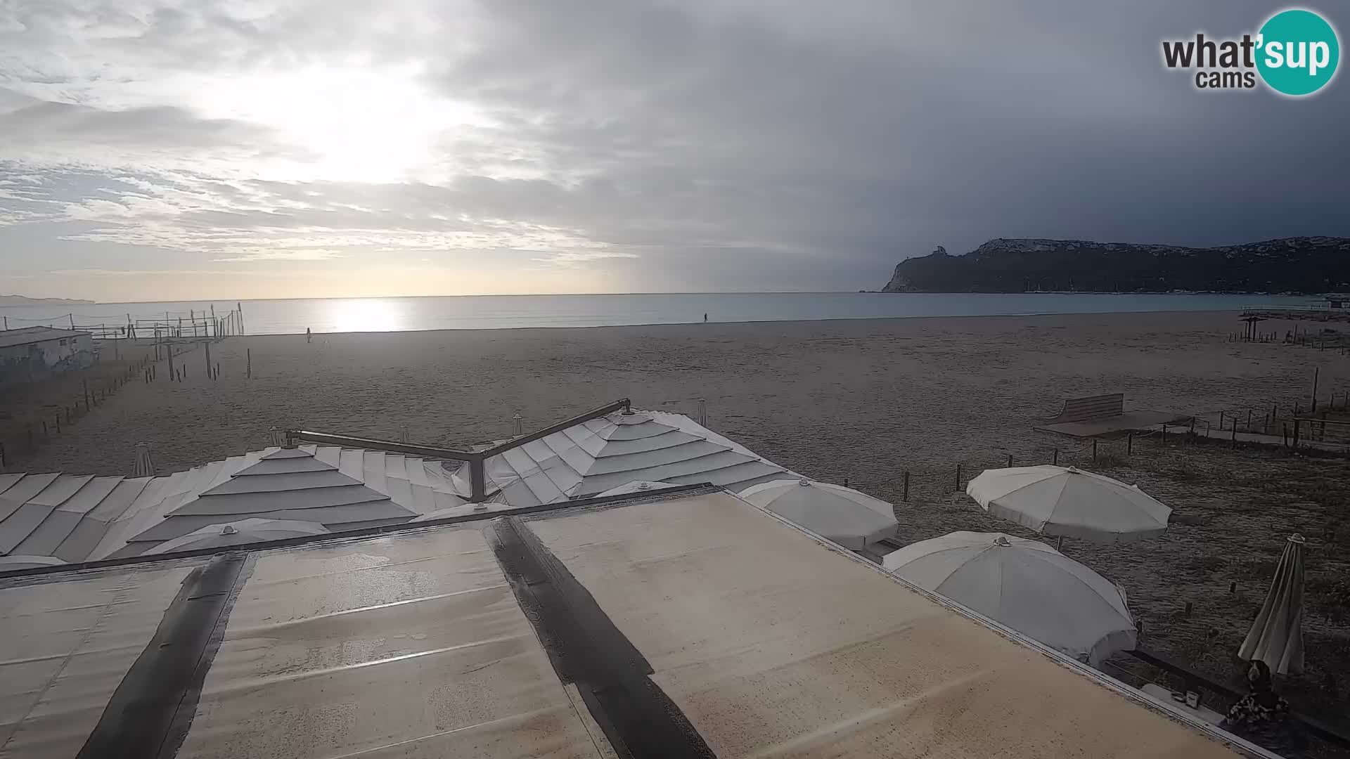 Webcam plage de Poetto | Cagliari | Sardaigne
