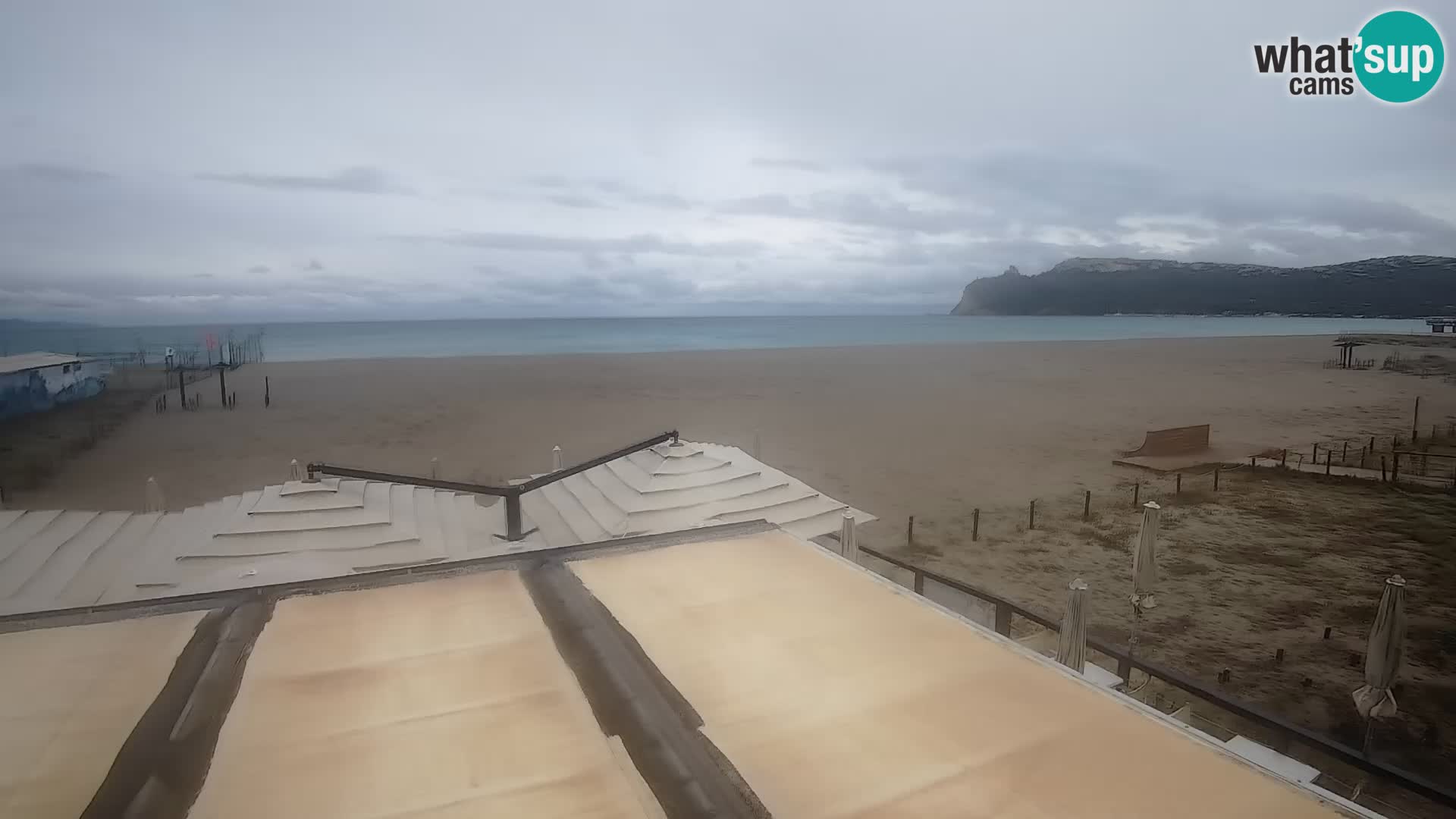 Poetto beach webcam | Cagliari | Sardinija