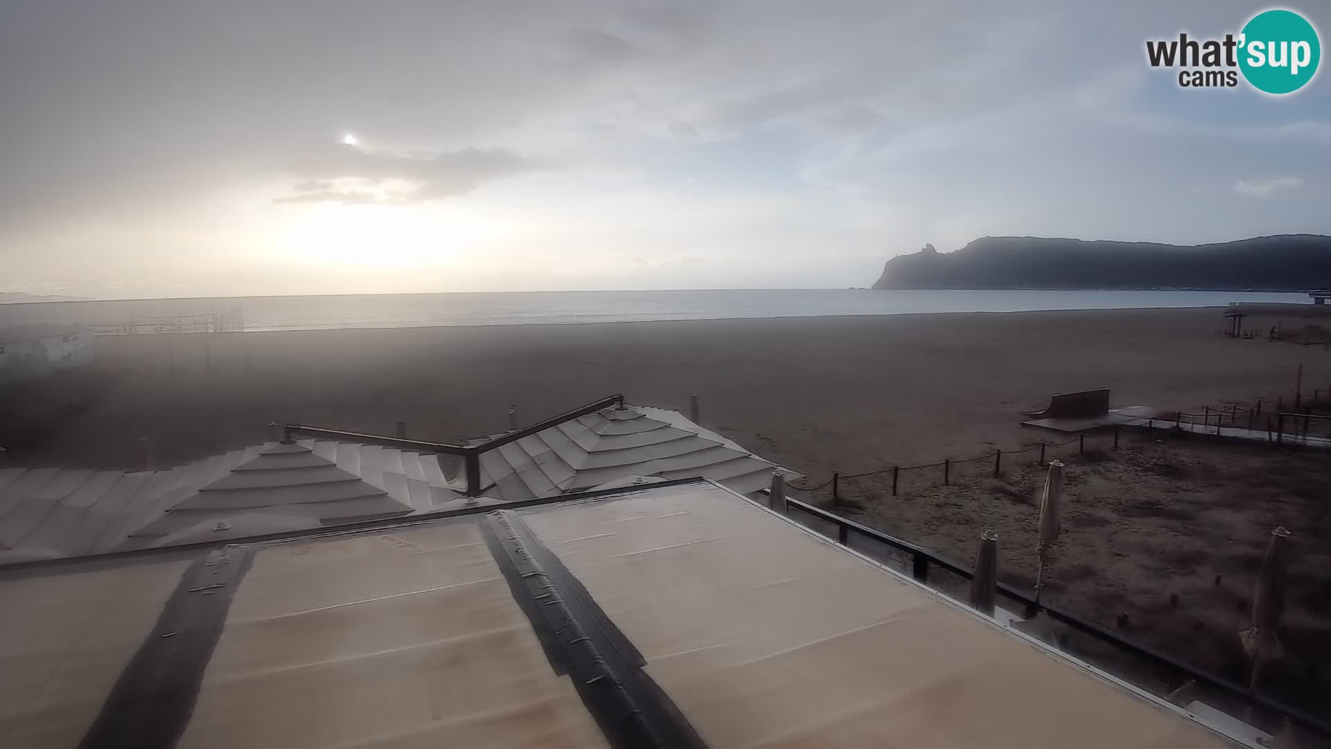 Poetto beach webcam | Cagliari | Sardinija