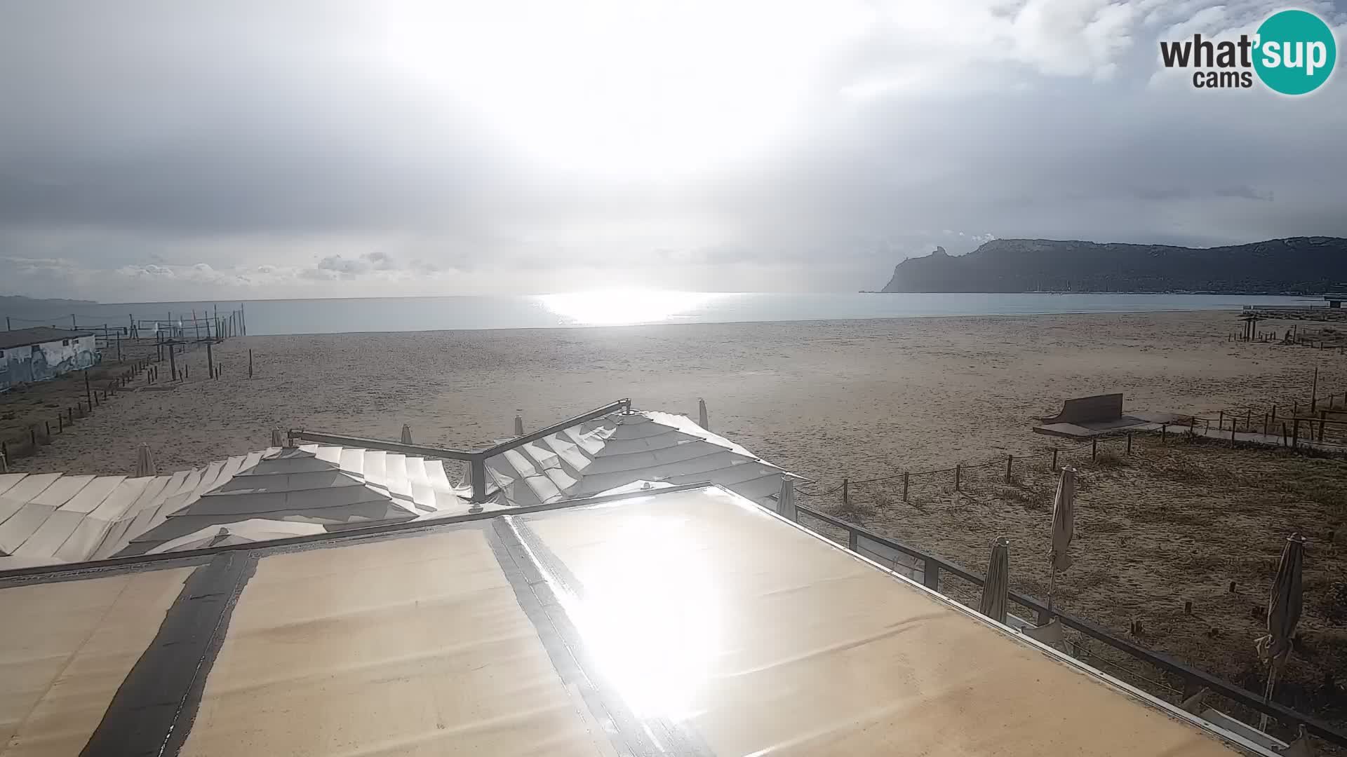 Webcam spiaggia del Poetto | Cagliari | Sardegna
