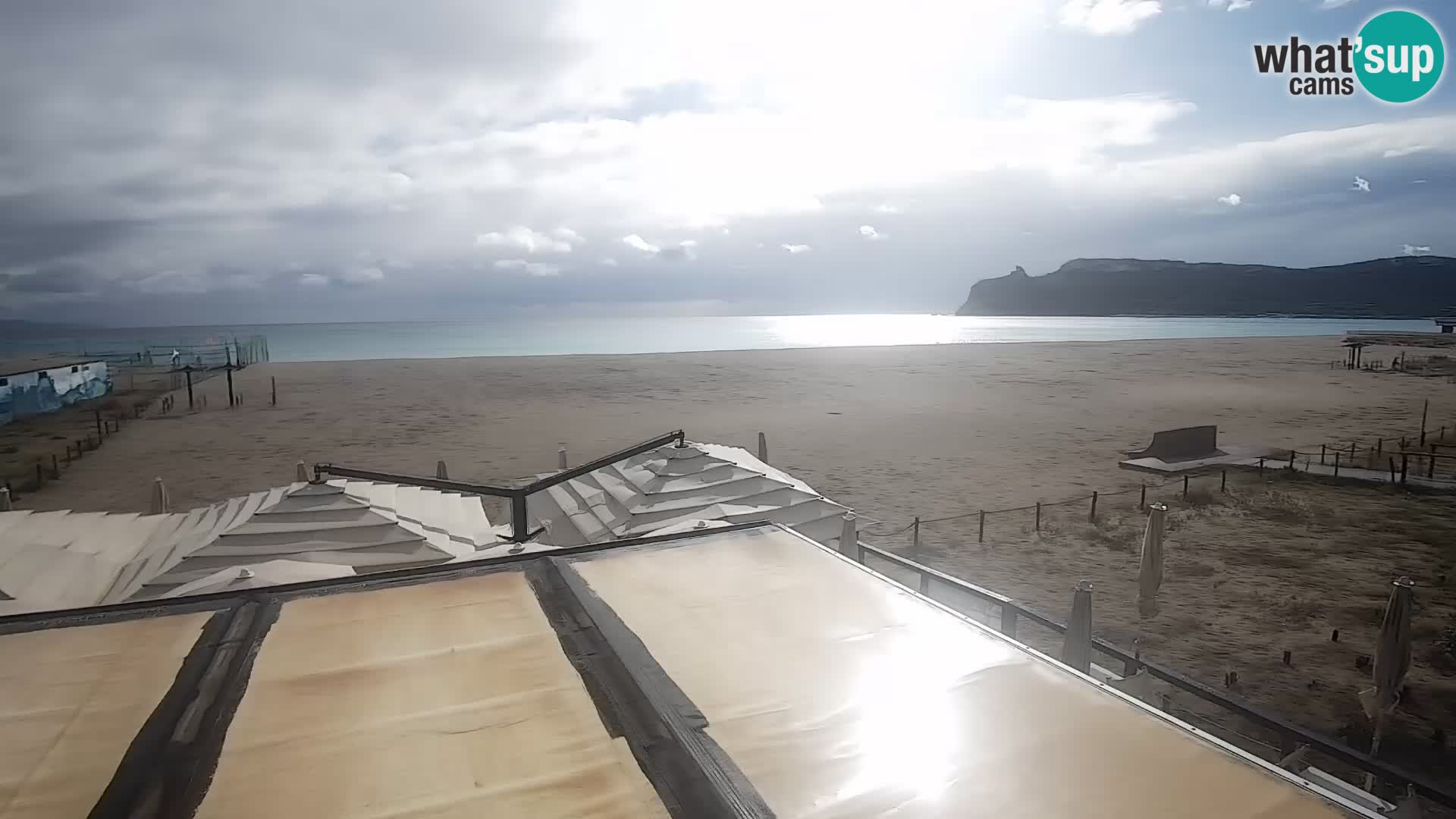 Poetto beach webcam | Cagliari | Sardinija