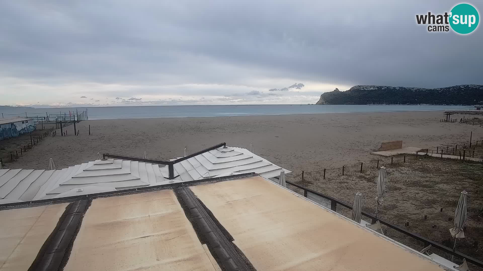Poetto beach webcam | Cagliari | Sardinija