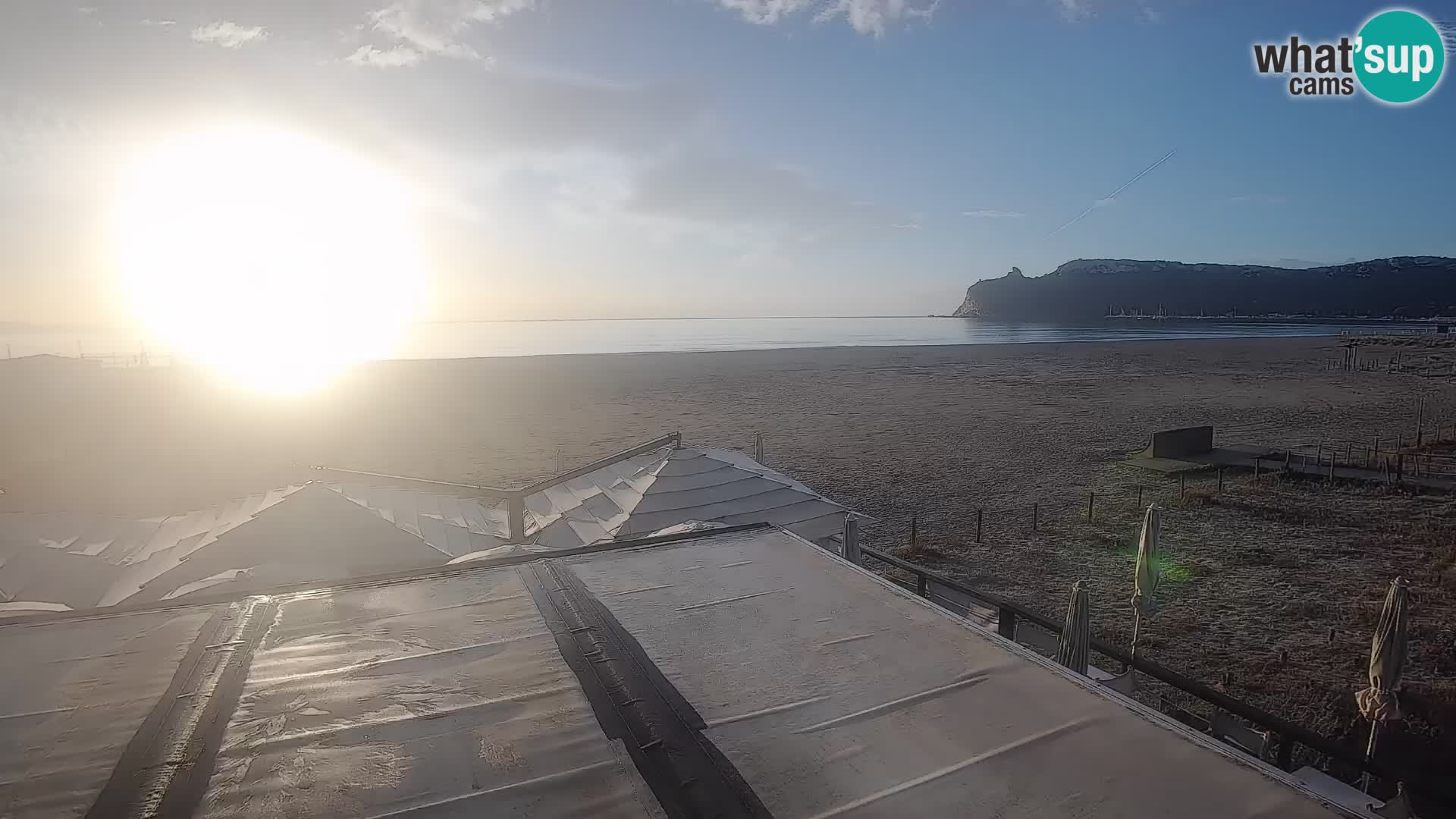 Webcam spiaggia del Poetto | Cagliari | Sardegna