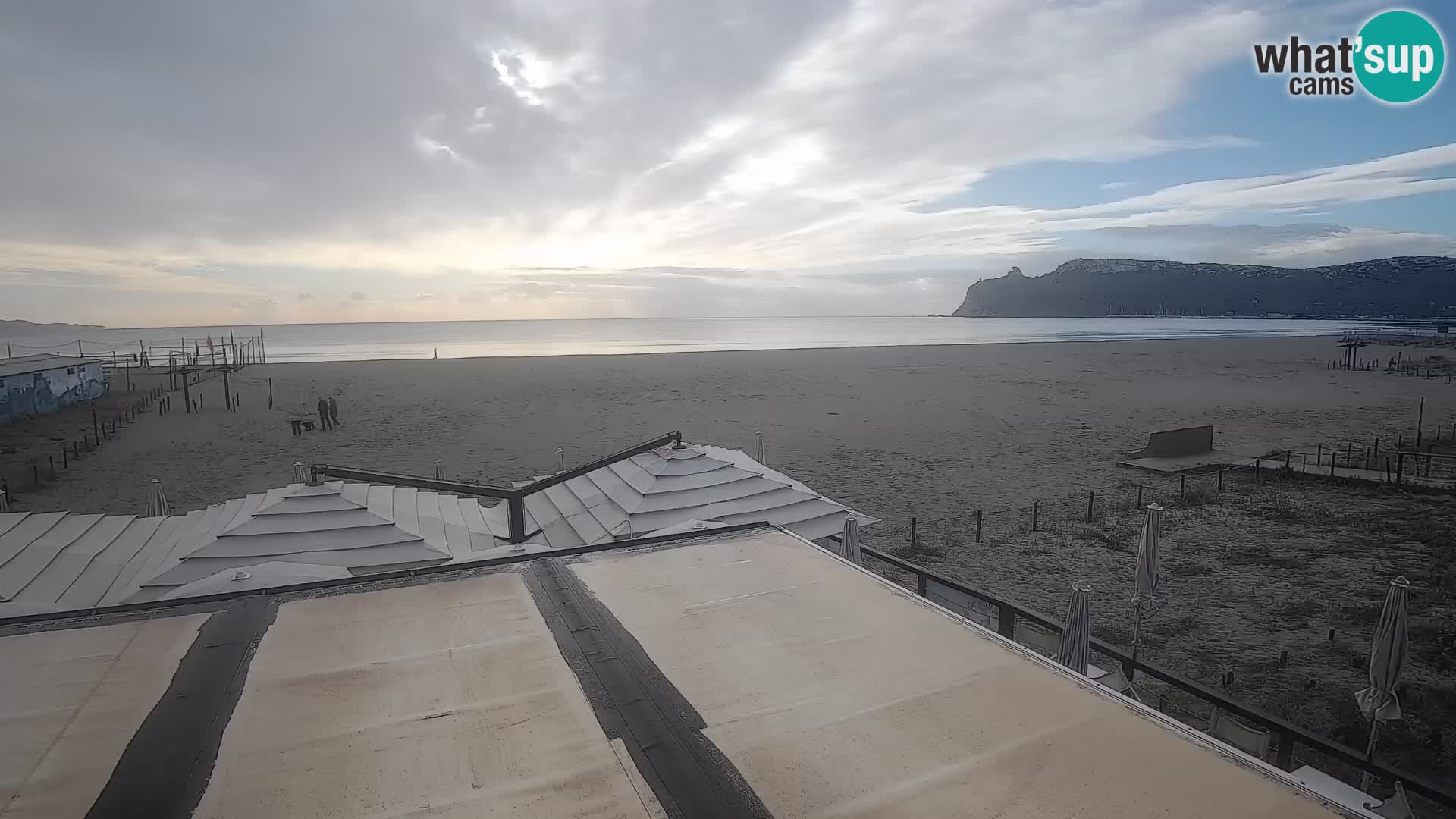 Poetto beach webcam | Cagliari | Sardinija