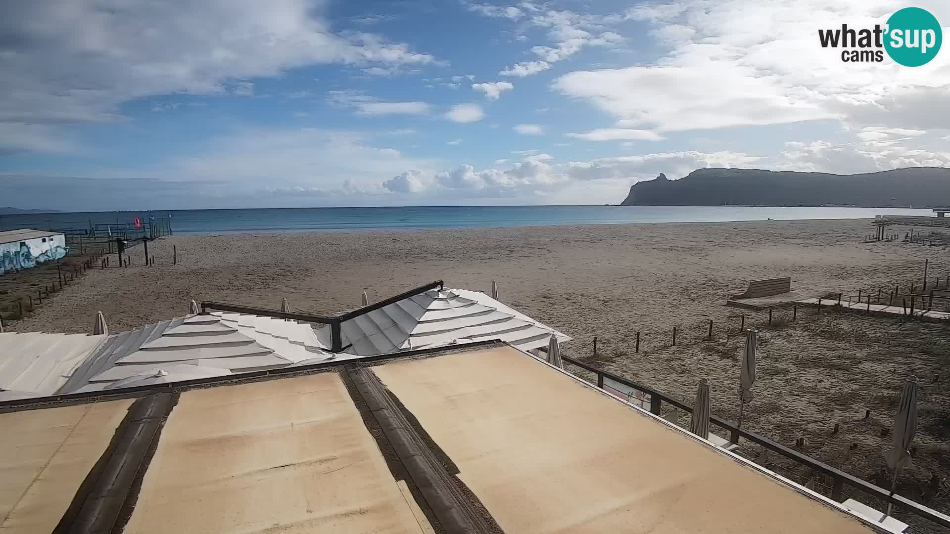 Poetto beach webcam | Cagliari | Sardinija